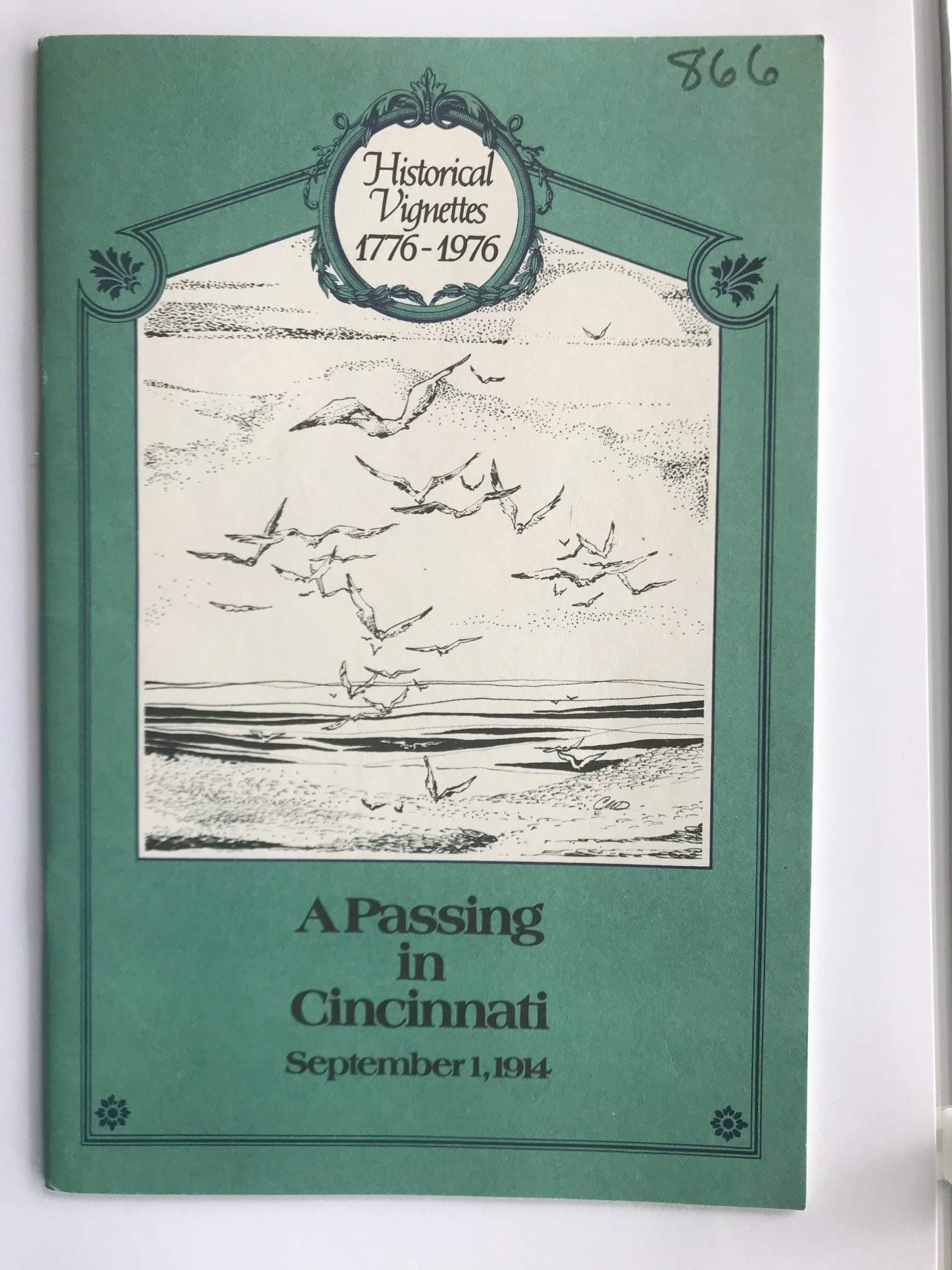 A Passing in Cincinnati, September 1, 1914 (Death of the Last Passenger Pigeon) [Pamphlet] US Department of Interior by null