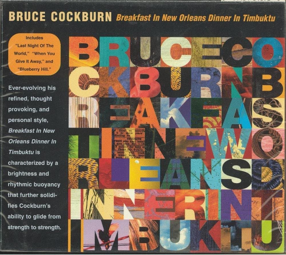 Breakfast In New Orleans, Dinner In Timbuktu [Audio CD] Cockburn, Bruce