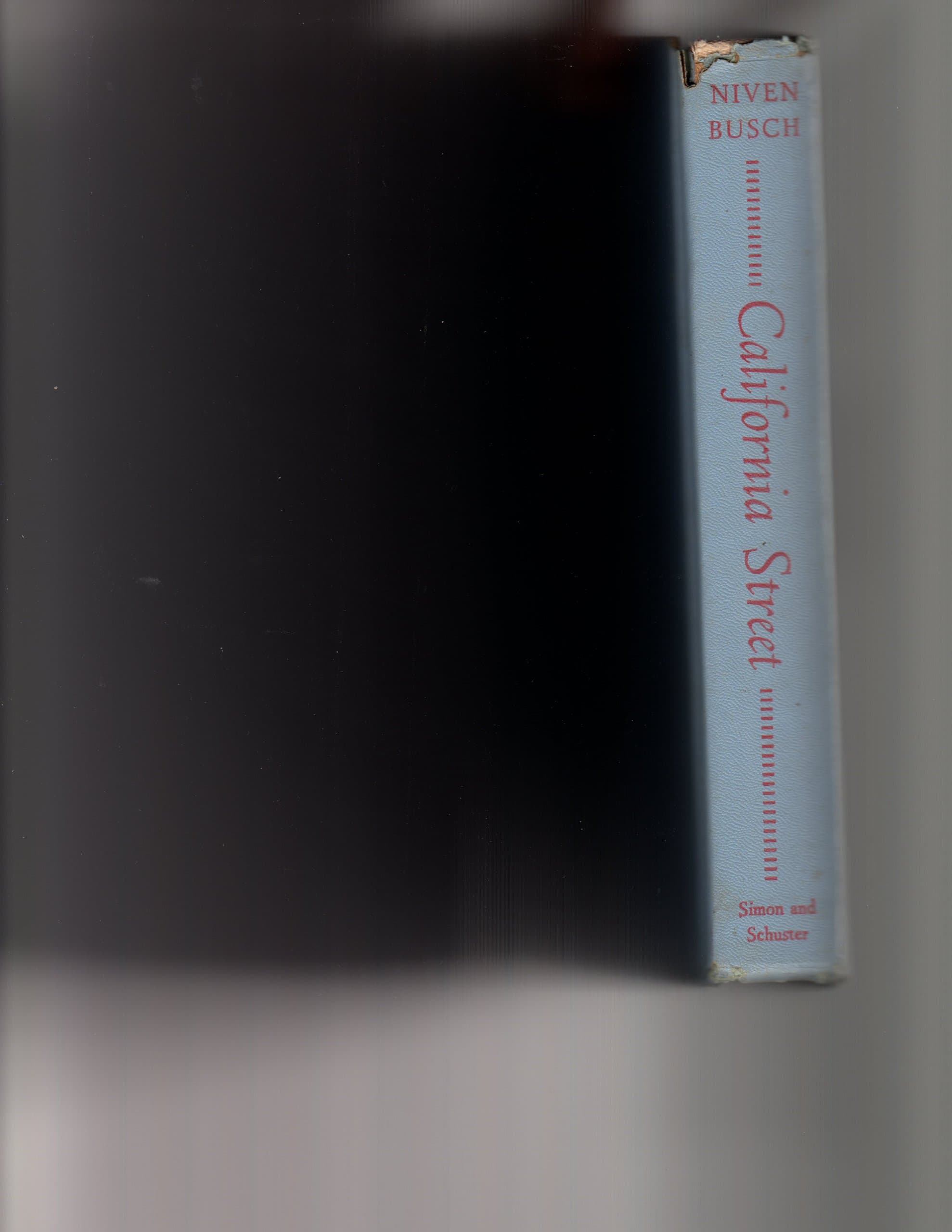 California Street, A Novel [Hardcover] Busch, Niven by null