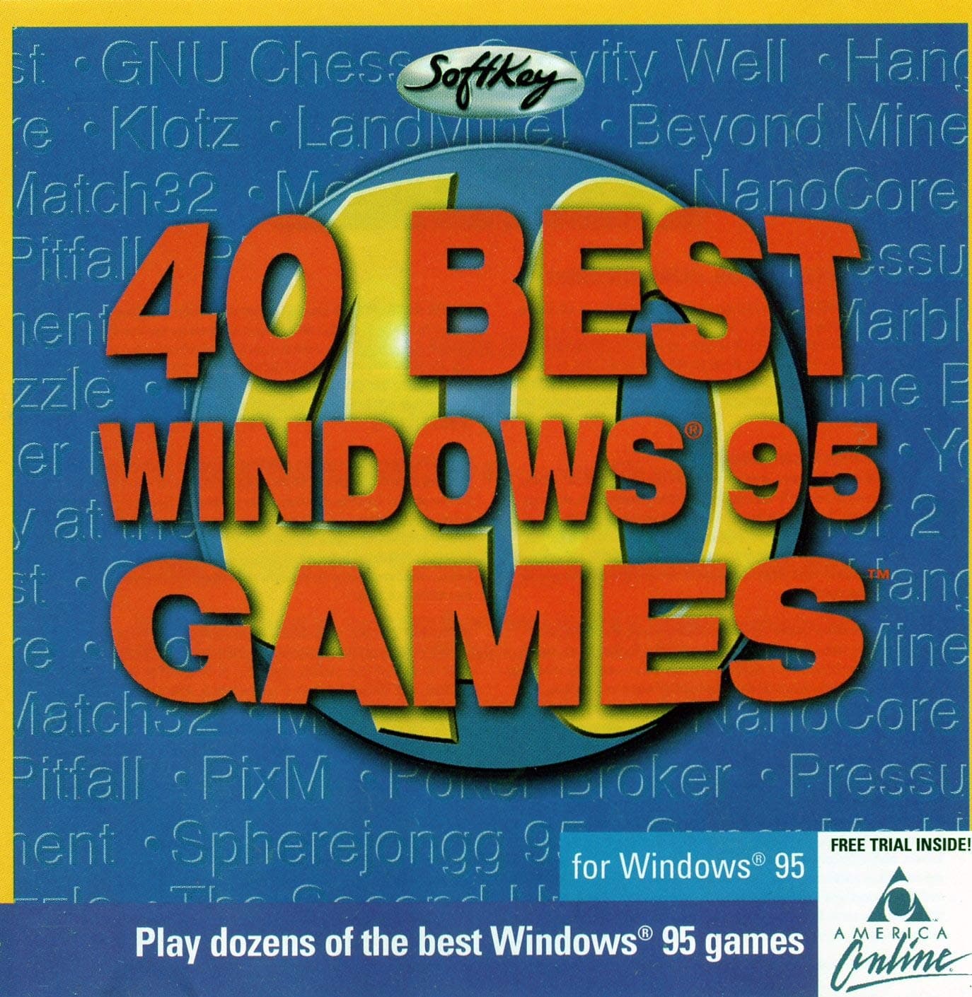 40 Best Windows 95 Games (Jewel Case) [video game] by null