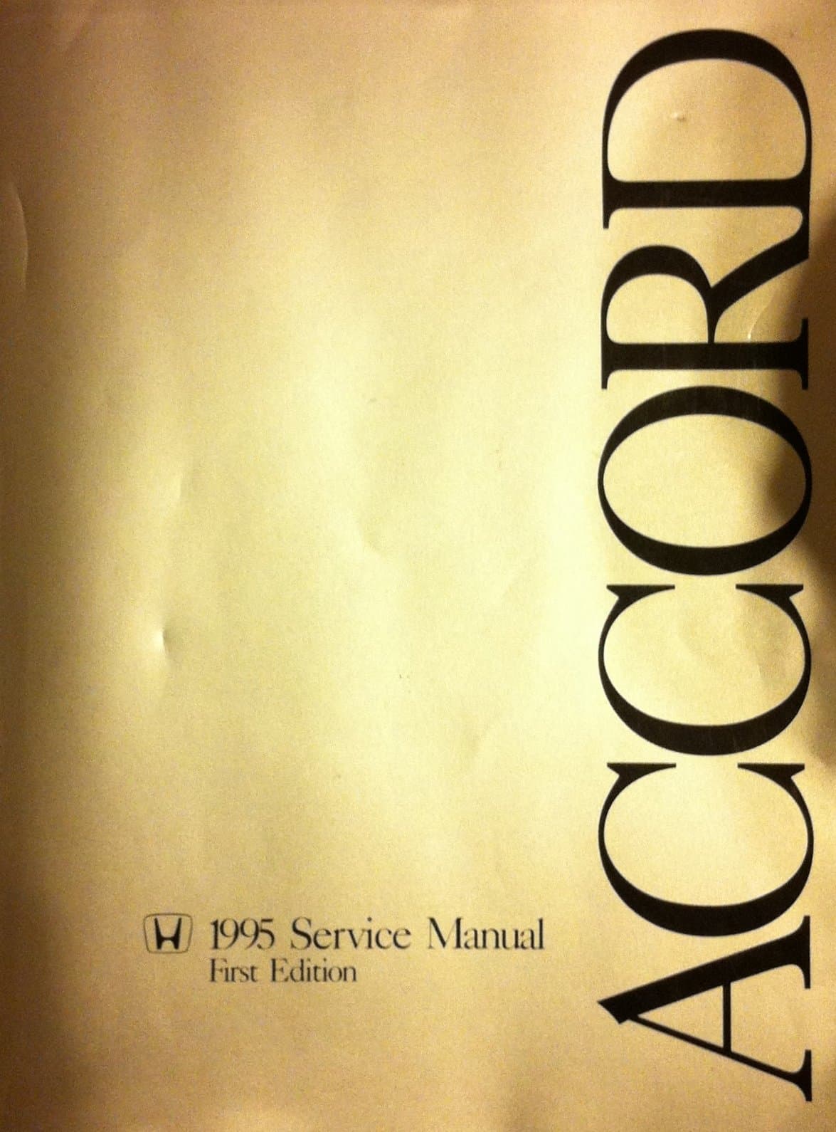 Honda Accord 1995 Service Manual First Edition by Honda Motor Company