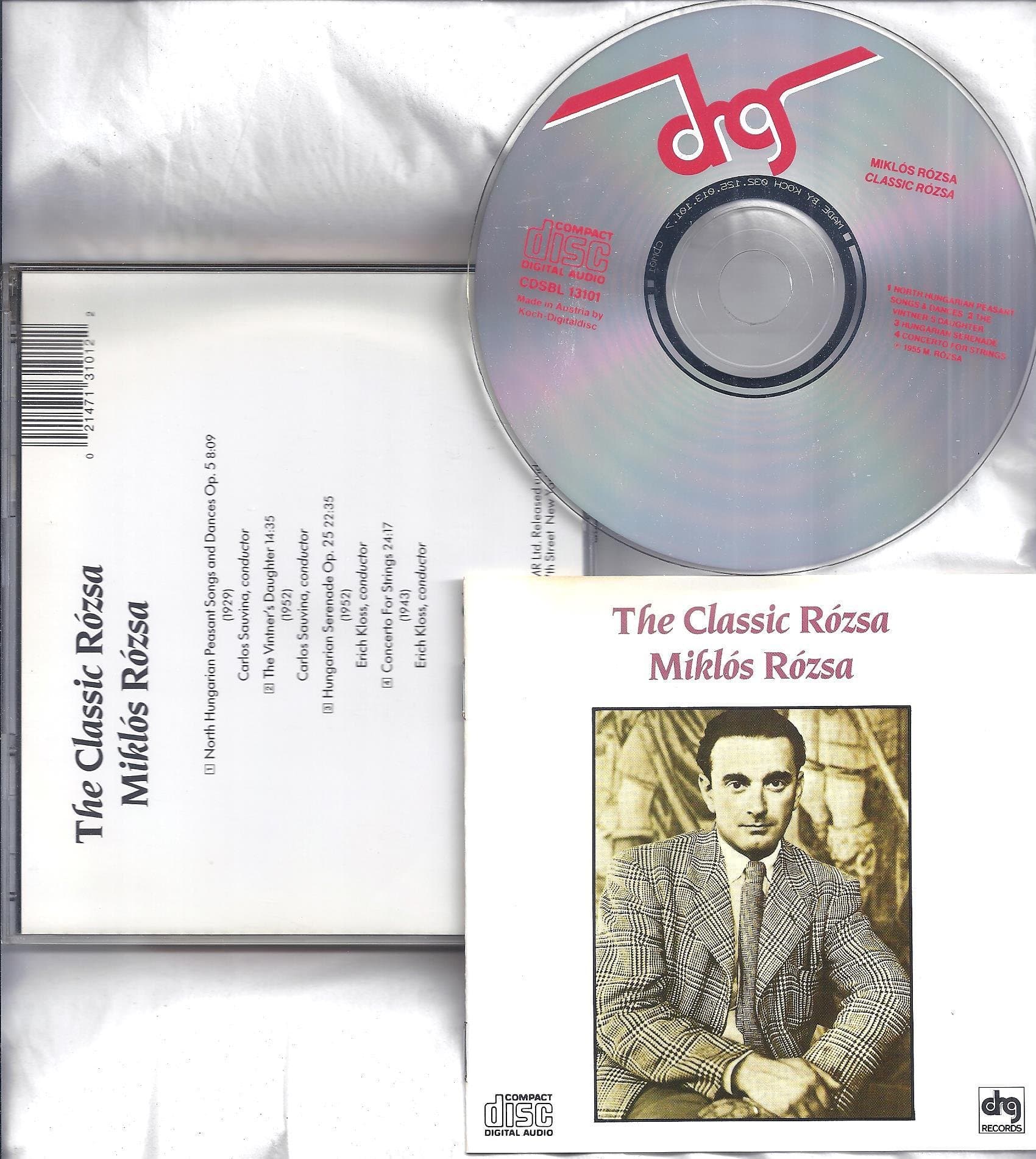 The Classic Rozsa [Audio CD] Miklos Rozsa