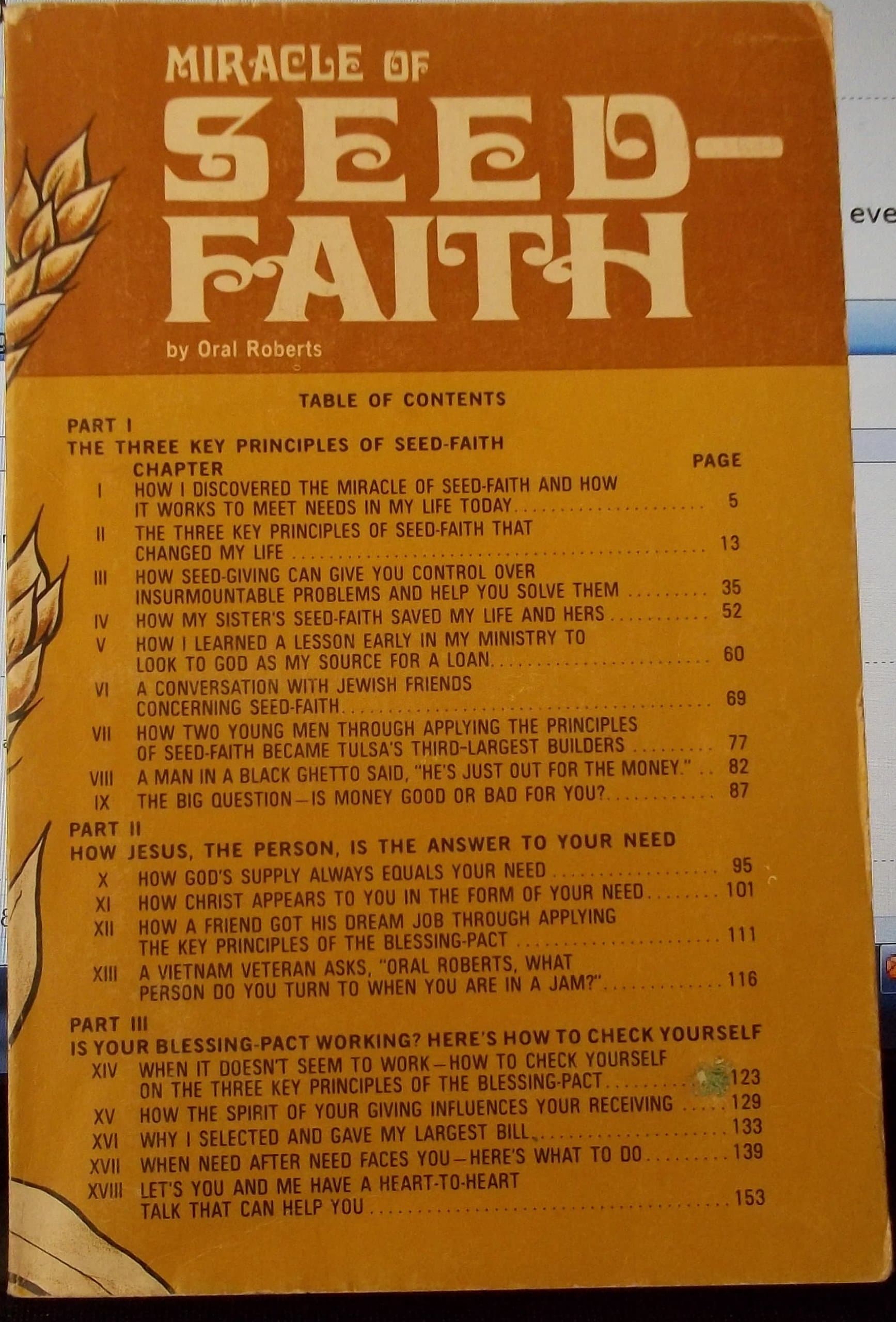 Miracle of Seed-Faith [Paperback] Oral Roberts by null