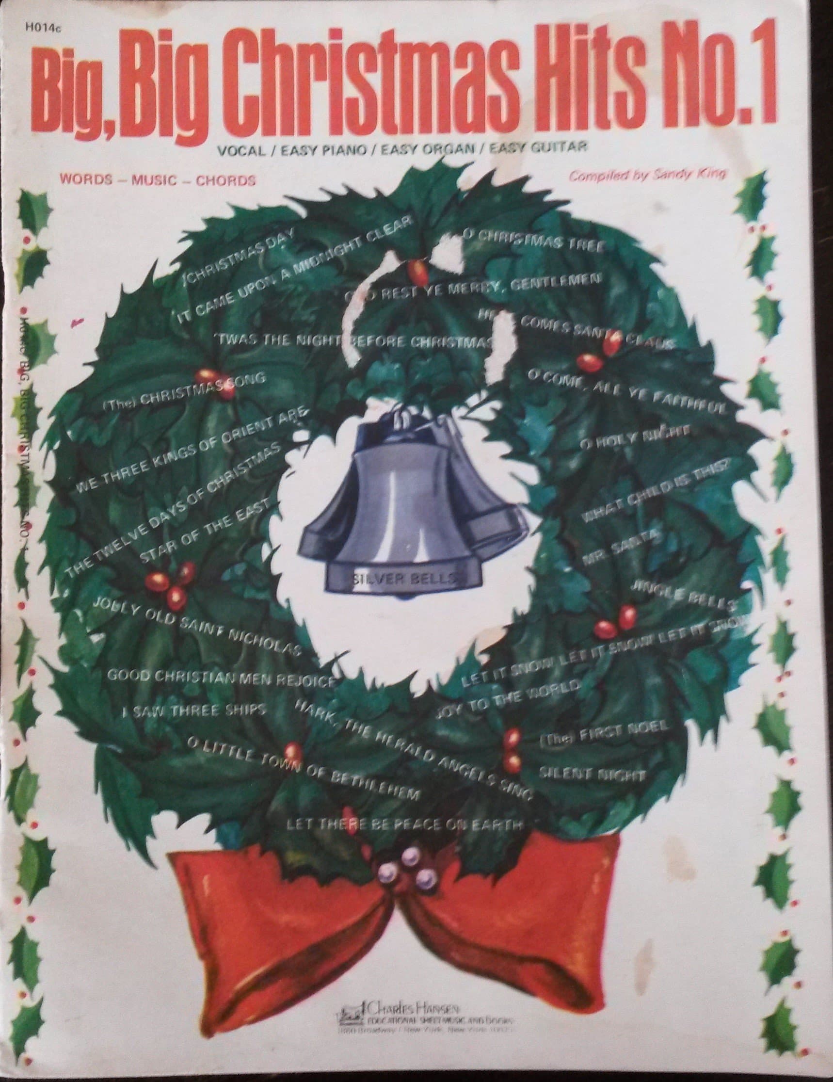 BIG, BIG CHRISTMAS HITS NO. 1 VOCAL / EASY PIANO / EASY ORGAN / EASY GUITAR - WORDS - MUSIC - CHORDS [Paperback] KING, SANDY (COMPILED BY) by null
