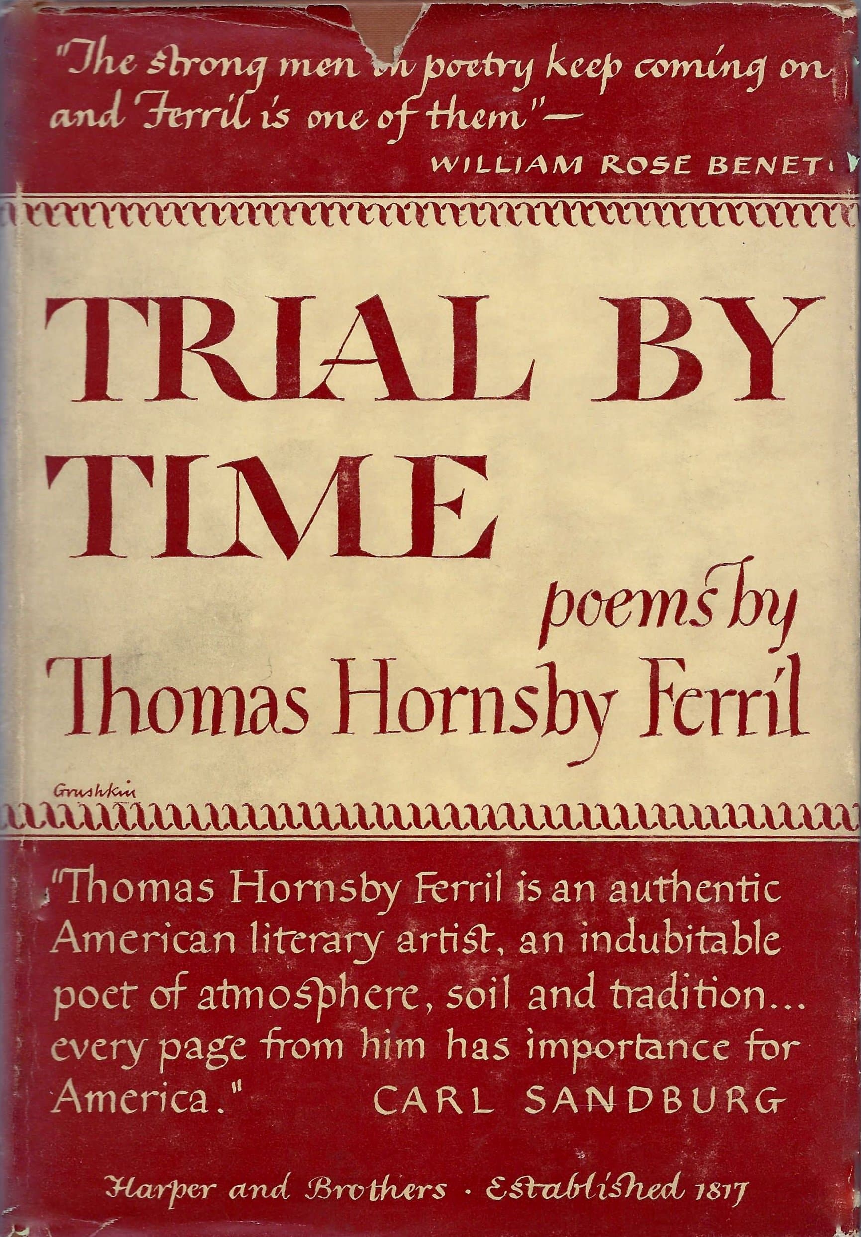 Trial By Time Ferril, Thomas Hornsby by null