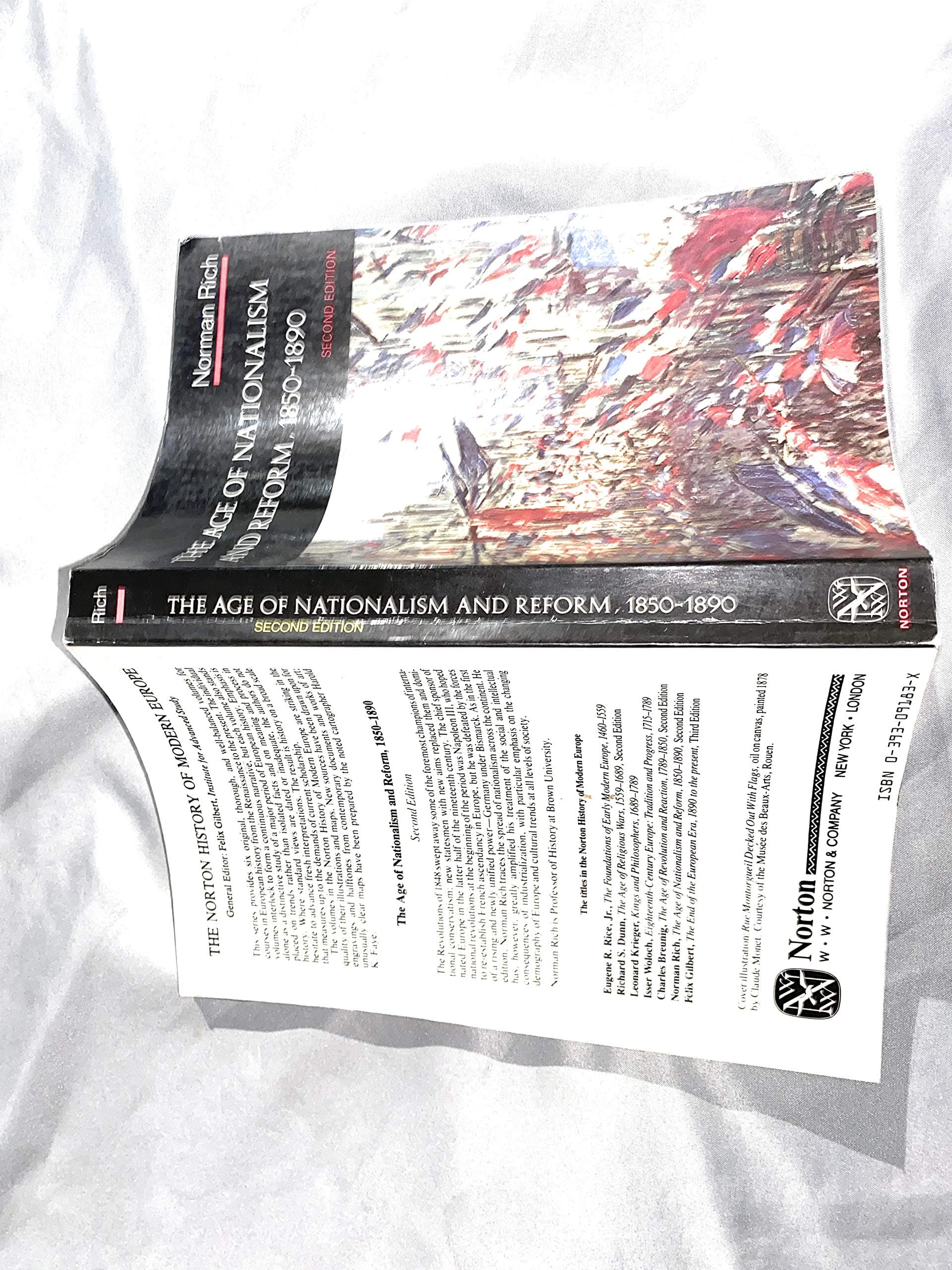 The Age of Nationalism and Reform, 1850-1890 (The Norton History of Modern Europe) [Paperback] Rich, Norman by null