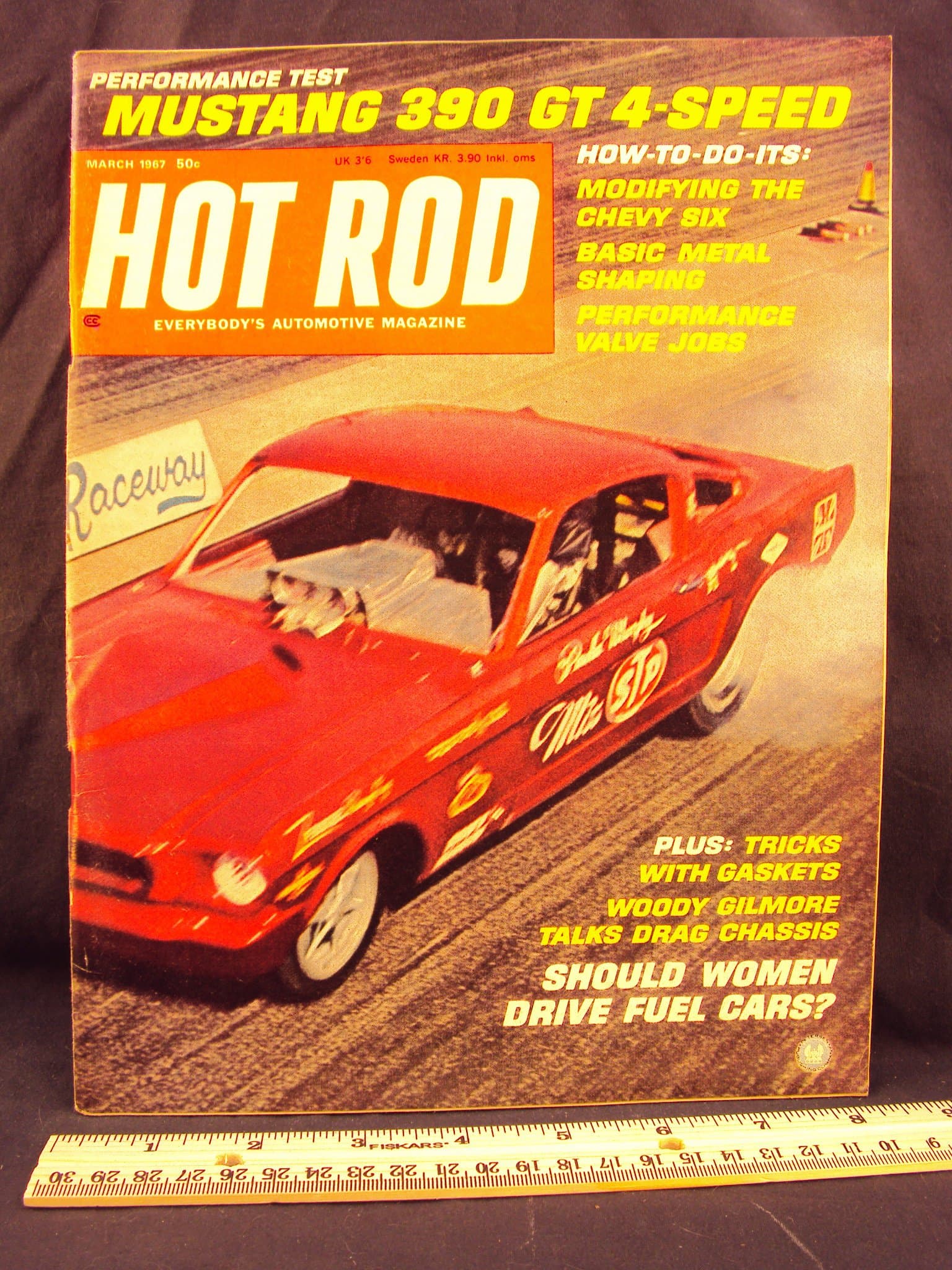 1967 67 MAR March HOT ROD Magazine, Volume 20 Number # 3 [Single Issue Magazine] Petersen Publishing Co. by null