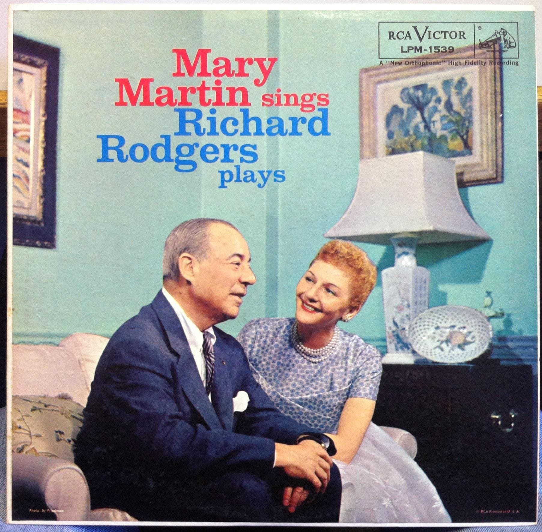 MARY MARTIN & RICHARD RODGERS SINGS PLAYS vinyl record [Vinyl] Mary Martin & Richard Rodgers by null