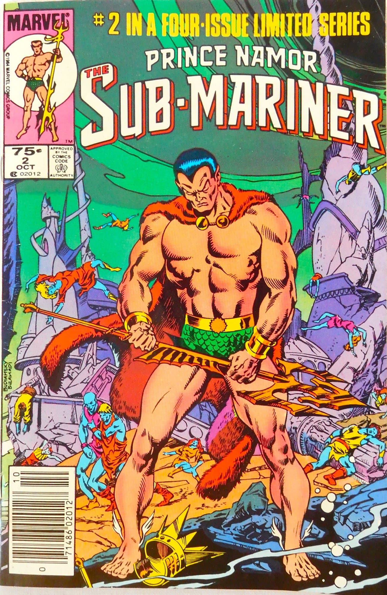 Prince Namor the Sub Mariner #2 [Comic] JM DeMatteis & Bob Budiansky by null
