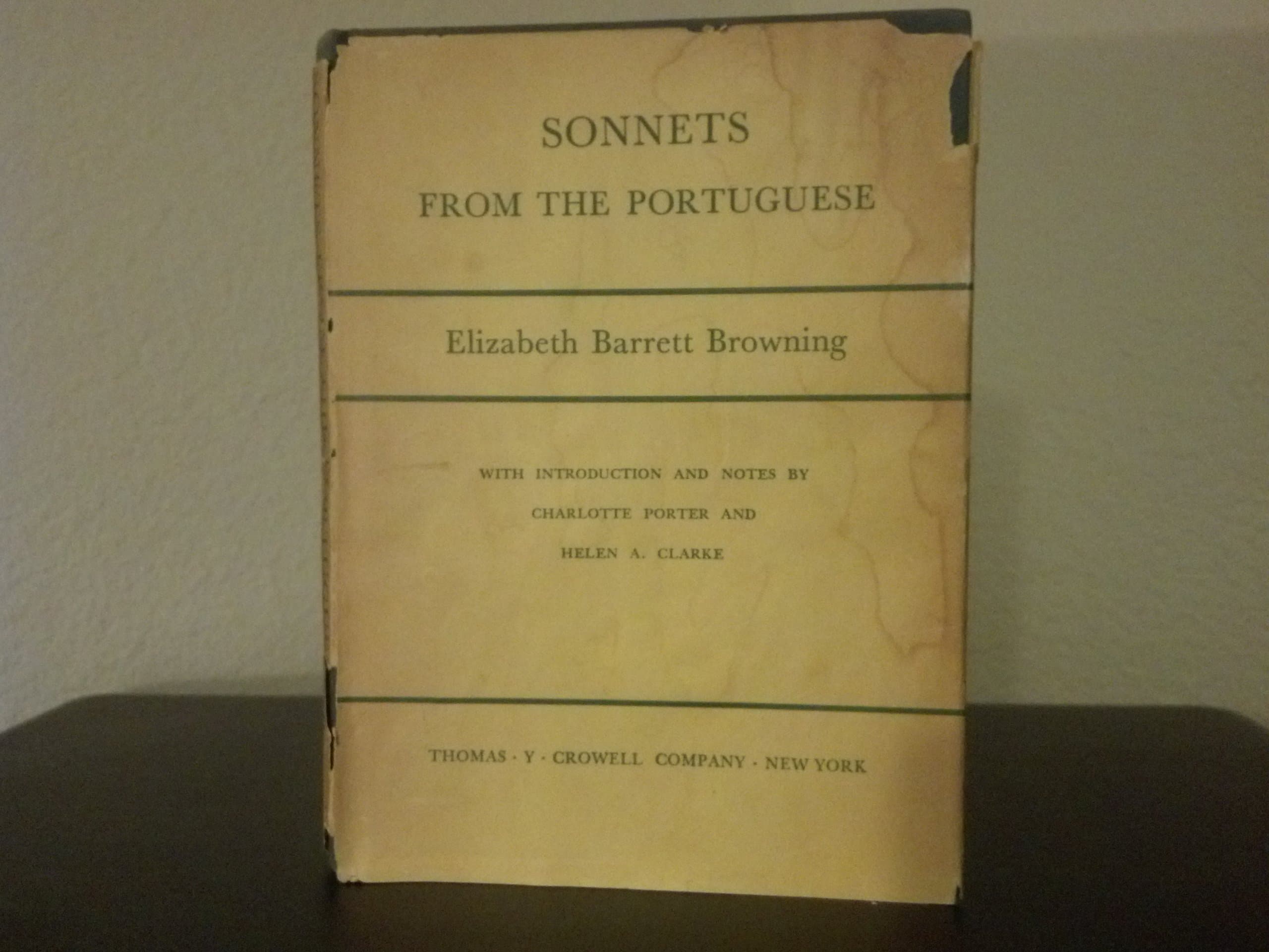 Sonnets from the Portuguese by Elizabeth Barrett Browning