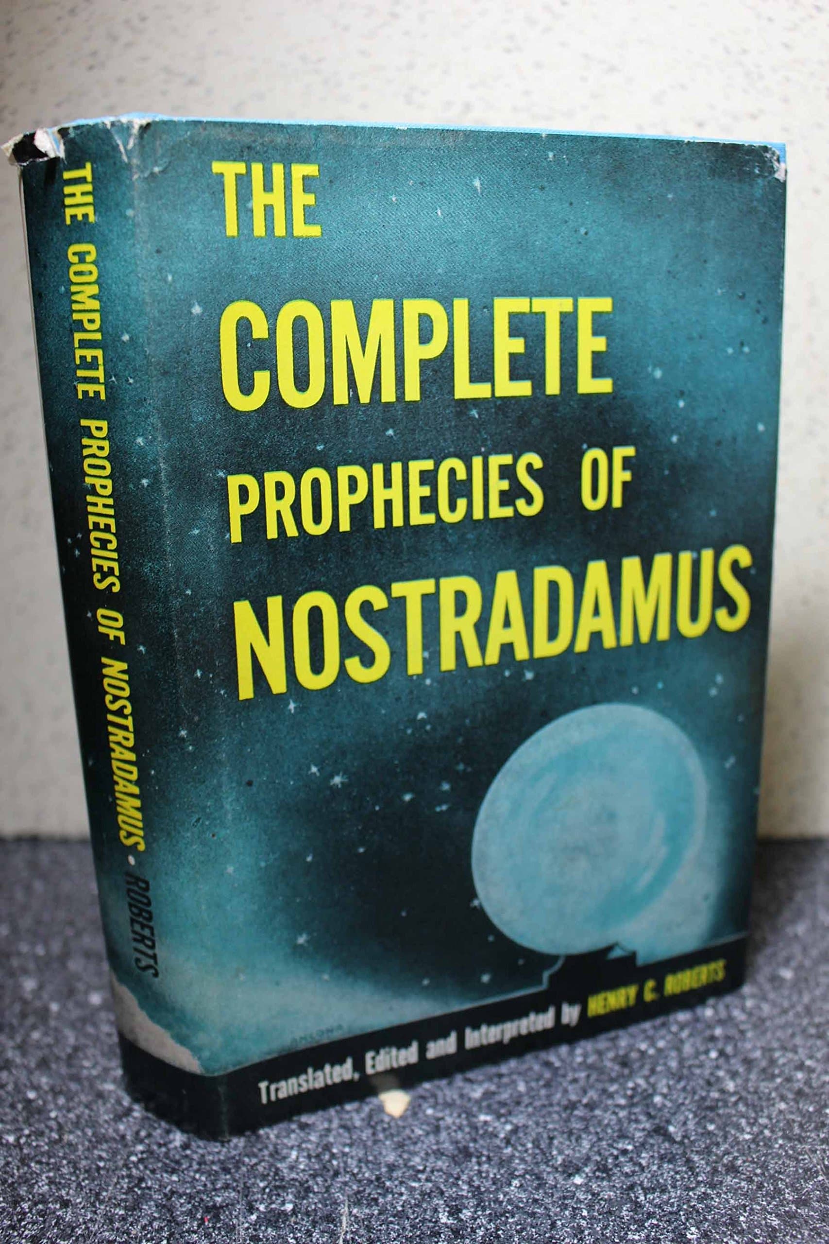 THE Complete Prophecies of Nostradamus [Hardcover] Roberts, Henry C [Ed/Trans.] by null