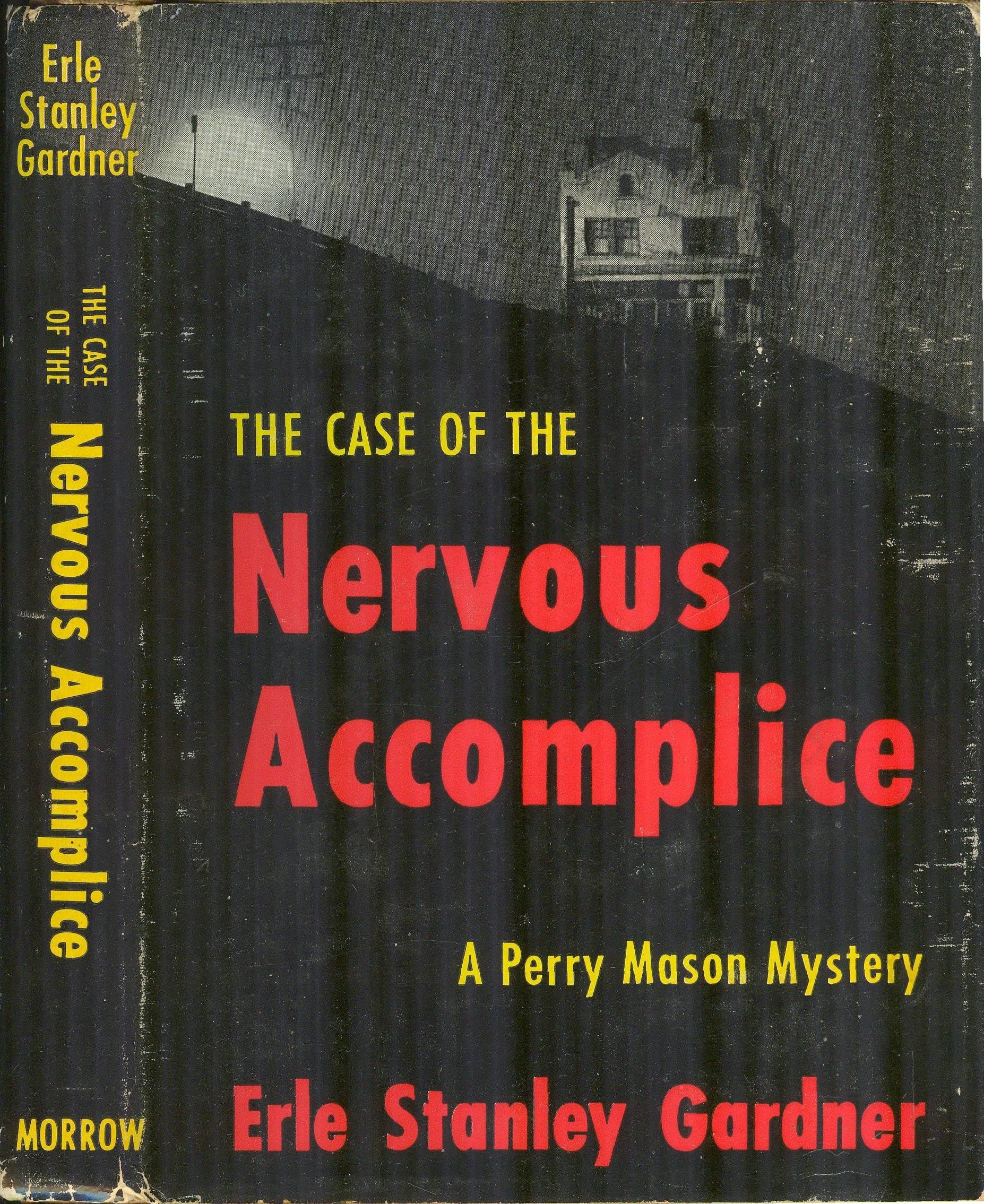 The Case Of The Nervous Accomplice Gardner, Erle Stanley by null