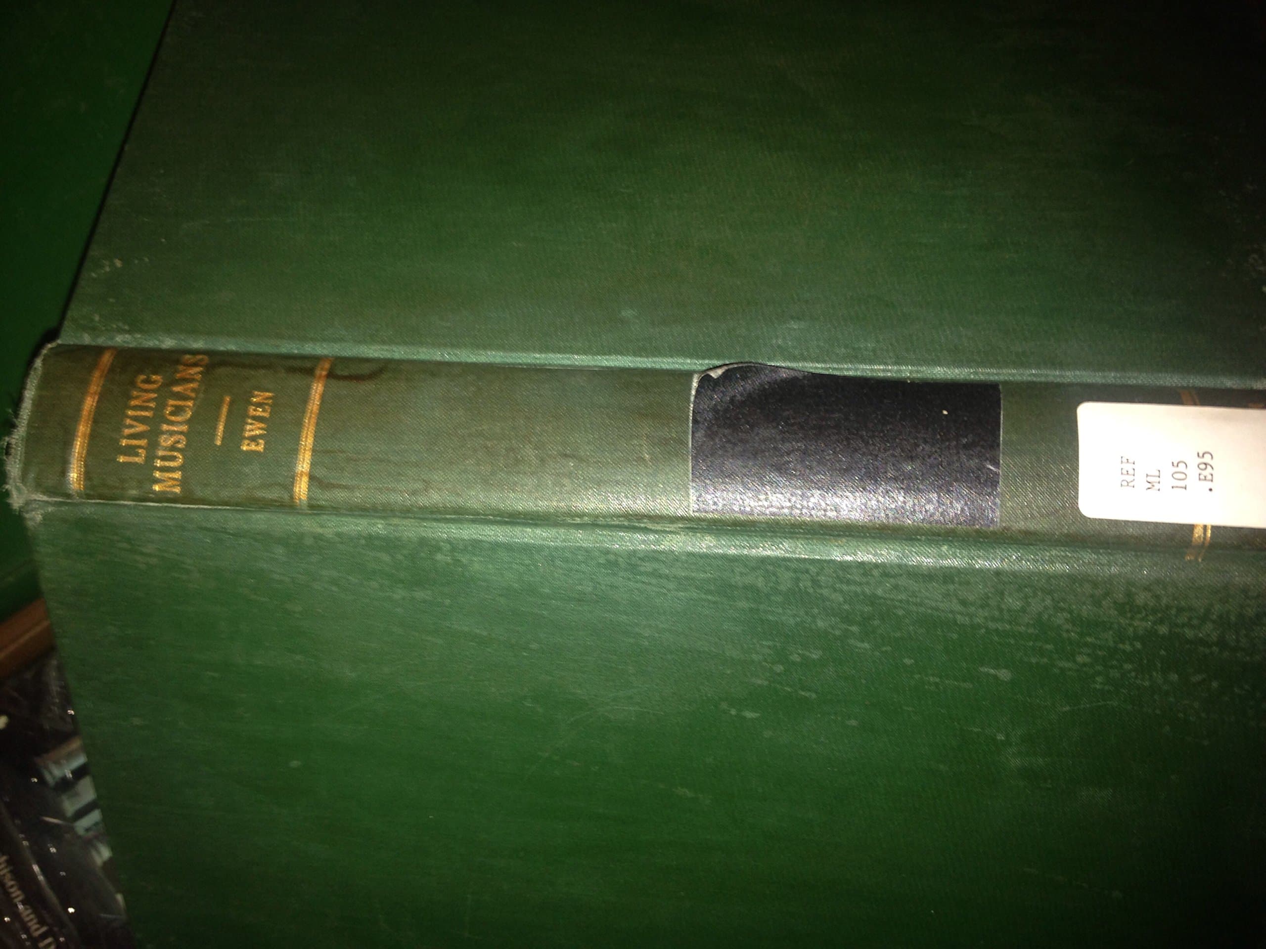 Living Musicians, 1940 [Hardcover] David Ewen by null