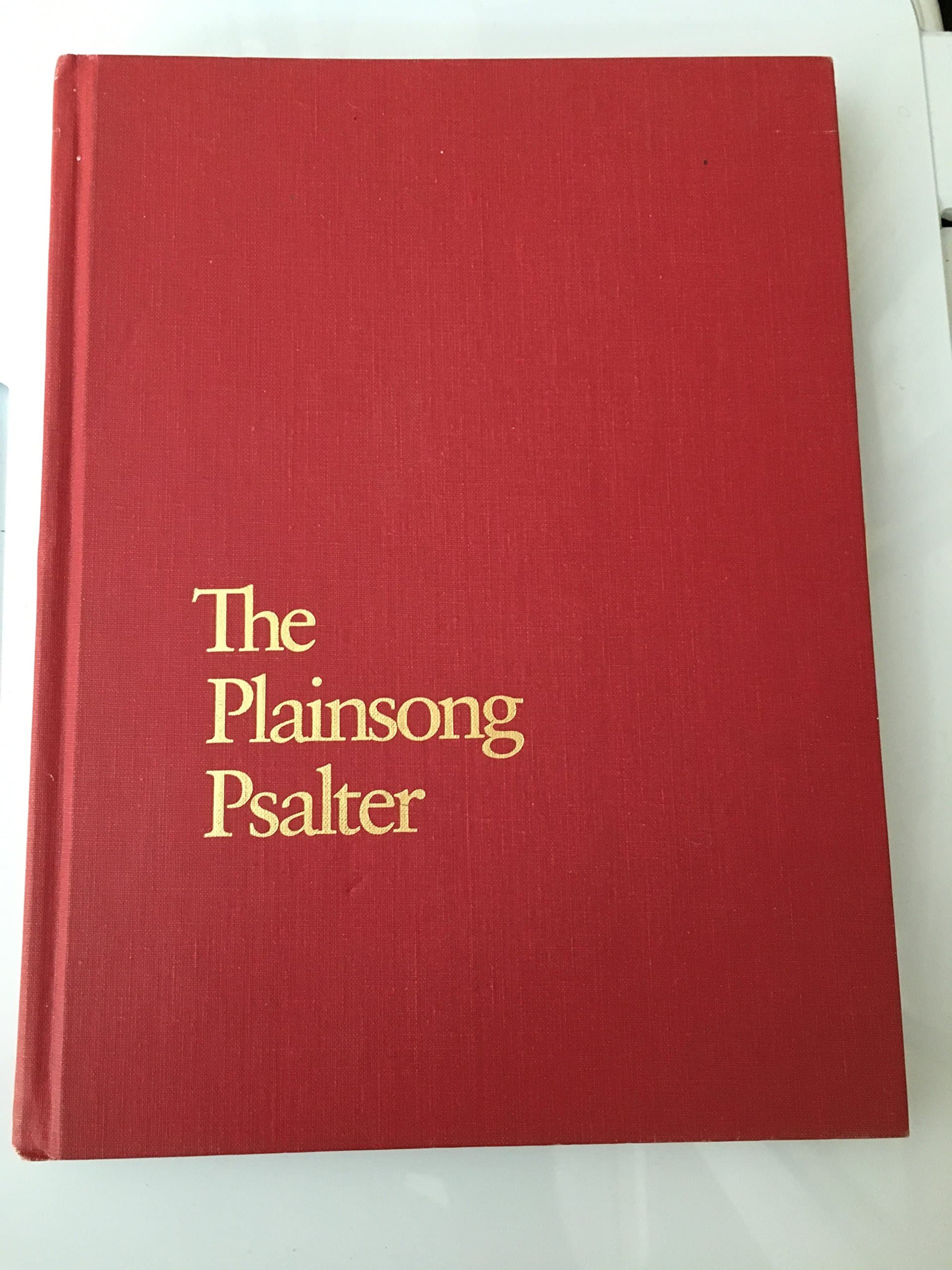 Plainsong Psalter [Hardcover] Litton, James by null