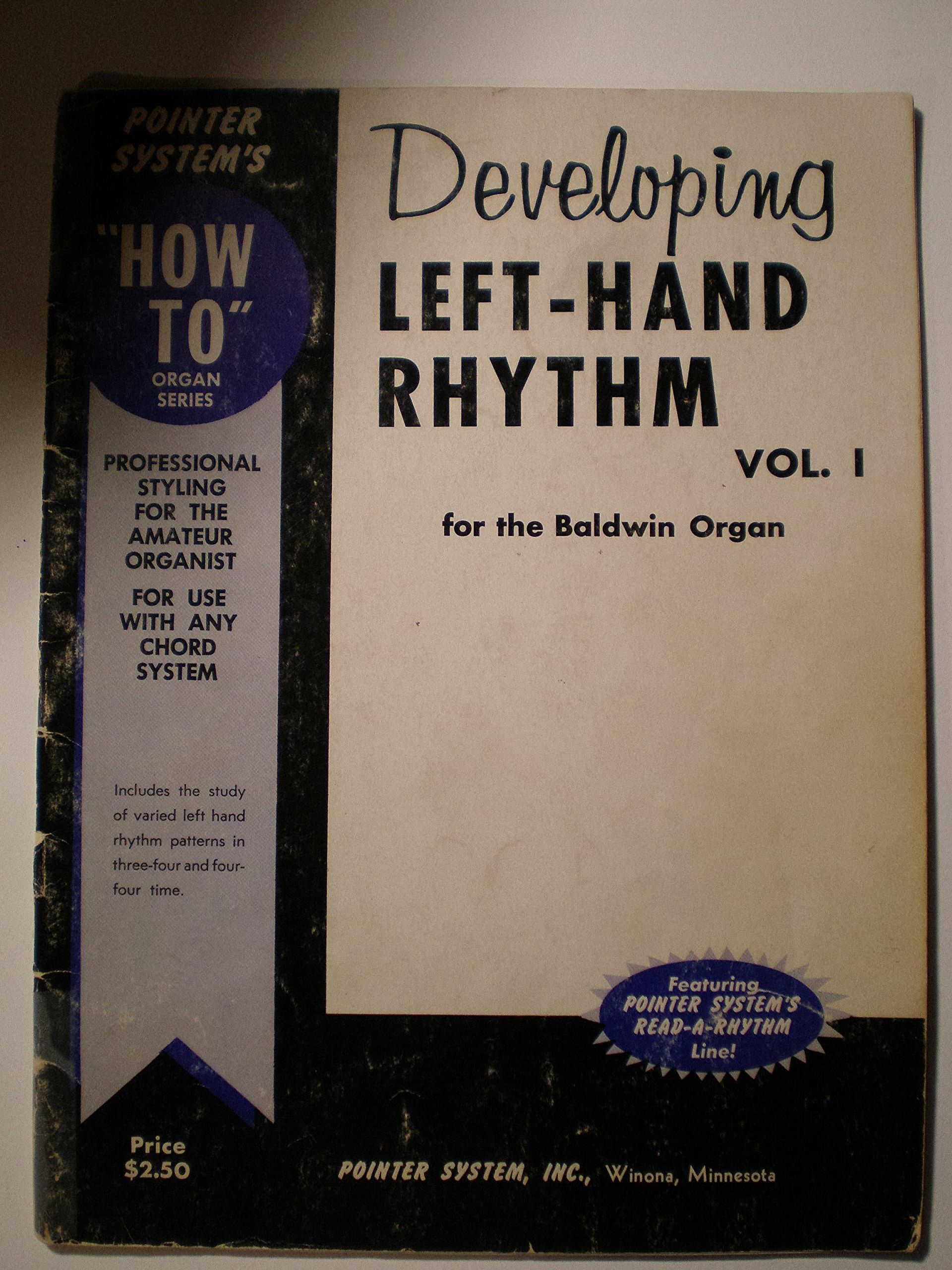 Developing Left Hand Rhythm Vol. 1 [Paperback] Pointer System by null
