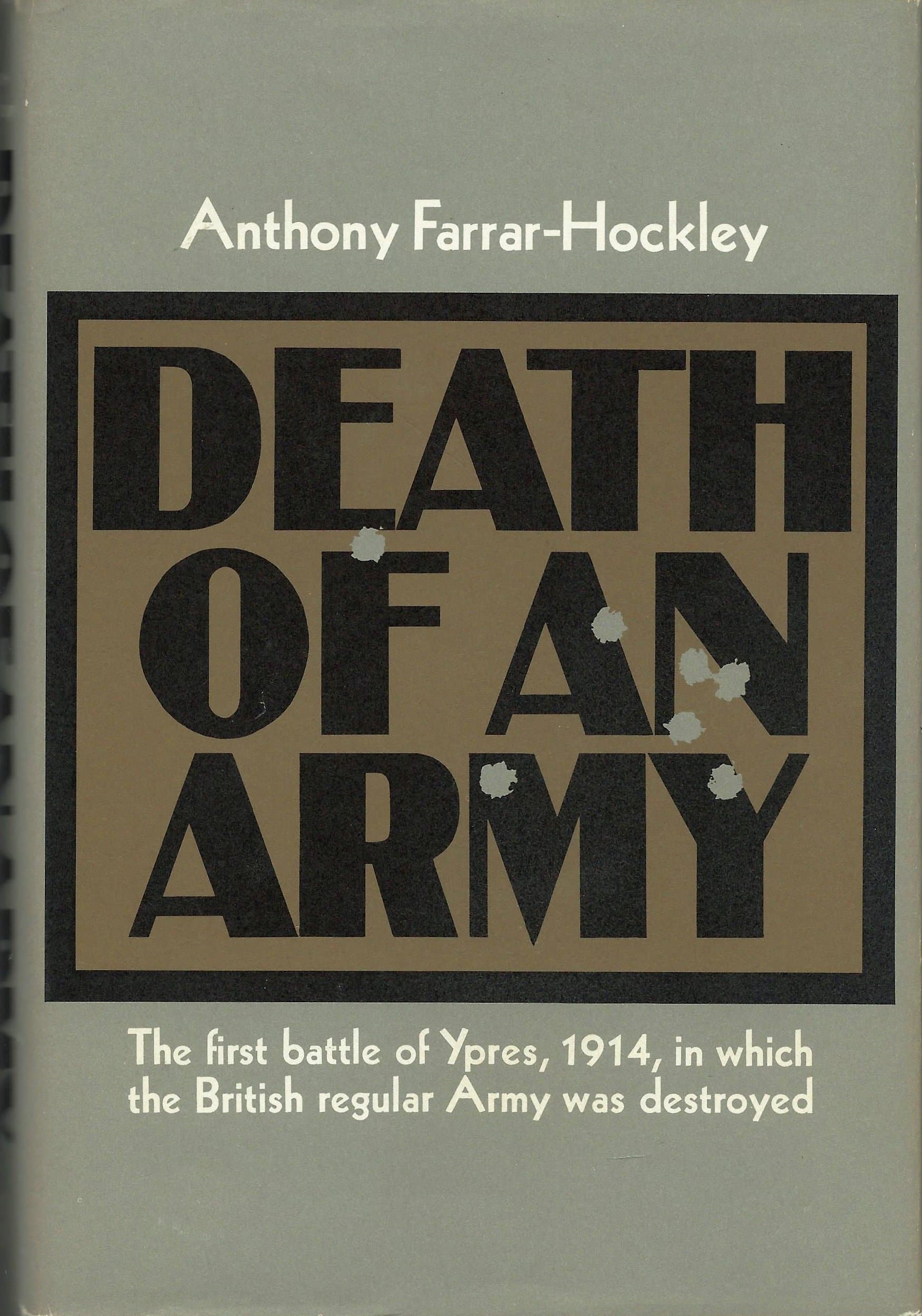 Death Of An Army Anthony Farrar-Hockley by null
