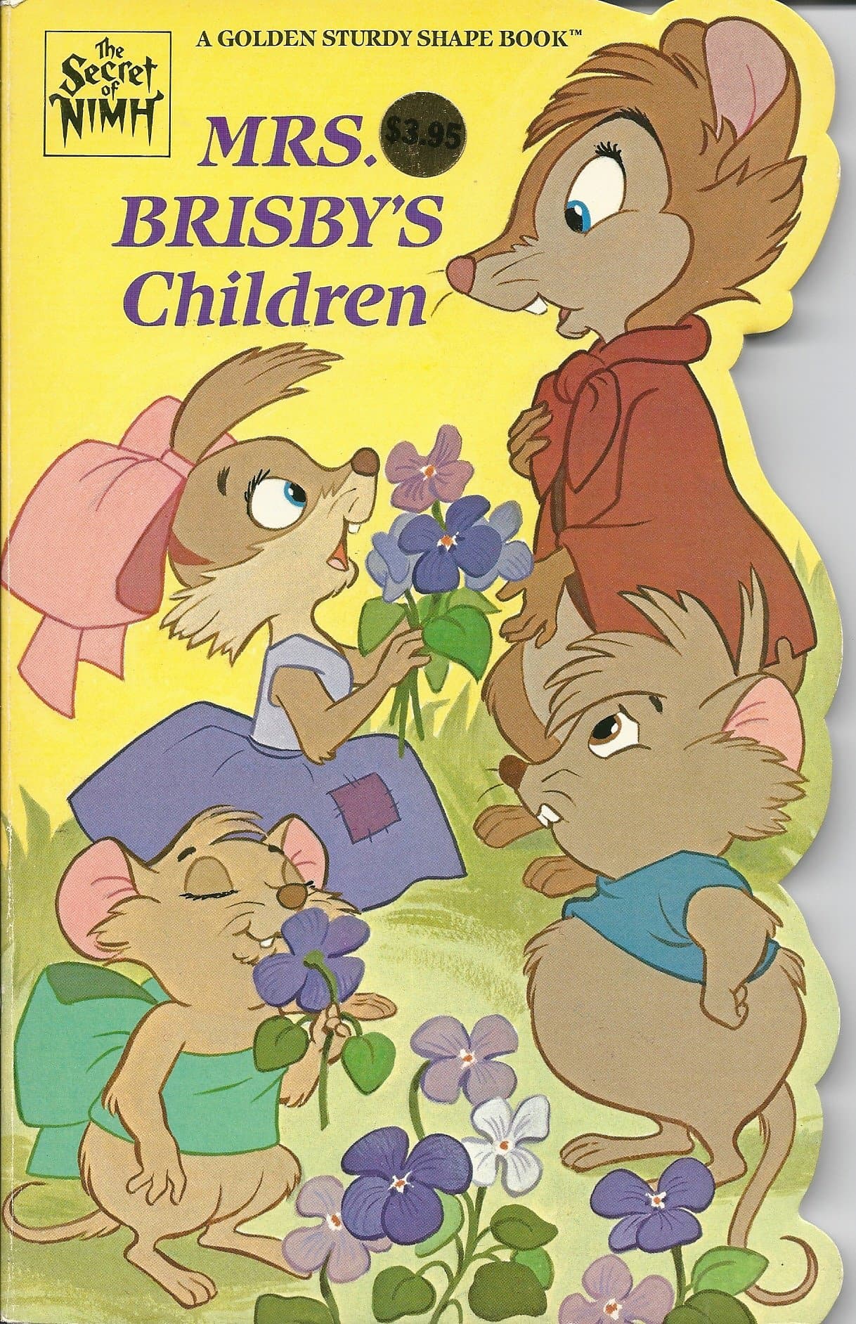 Mrs. Brisby's children (A Golden sturdy shape book) [Hardcover] Margo Hopkins by null