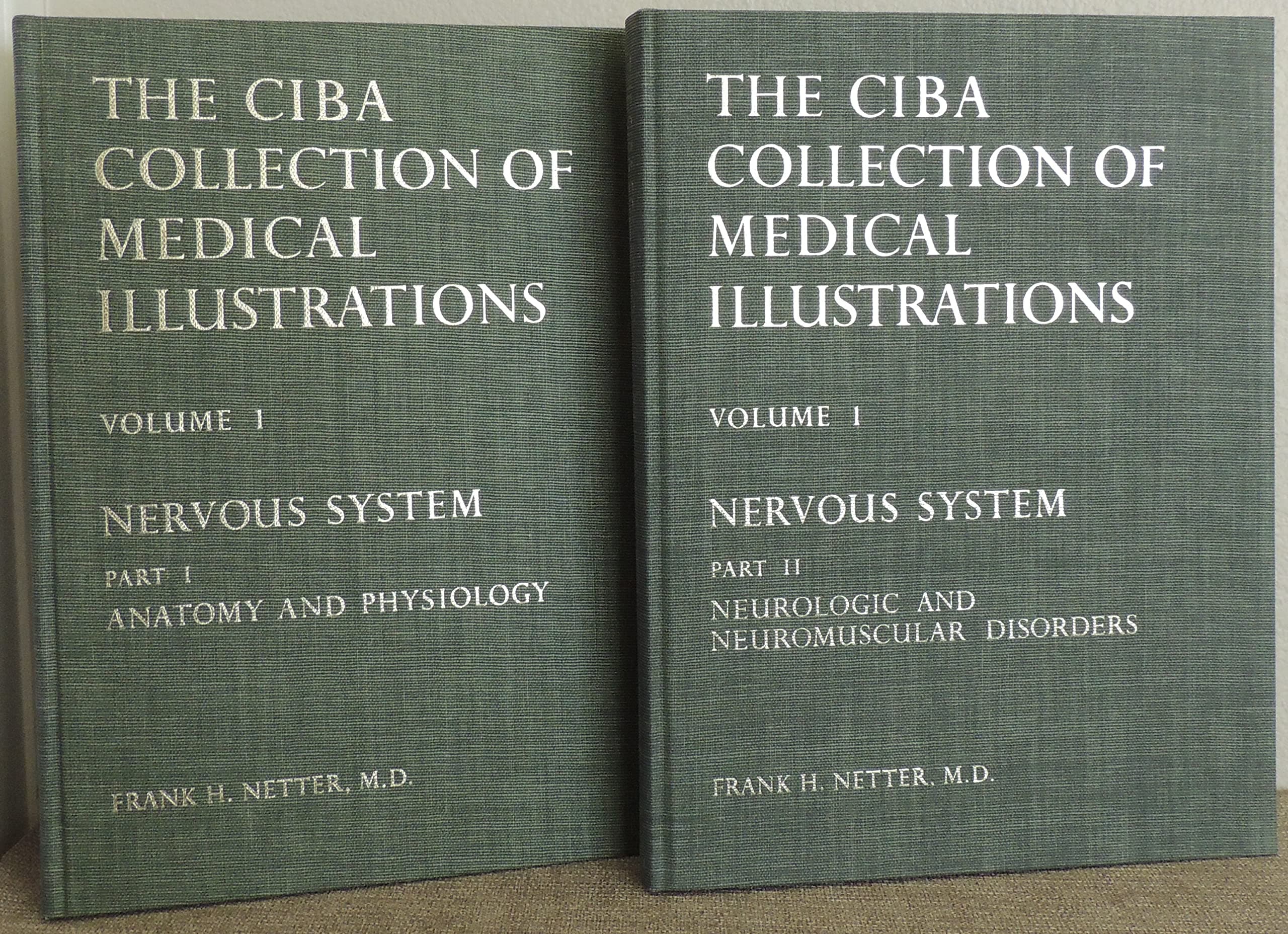 The CIBA Collection of Medical Illustrations, Vol. 1: Nervous System (2 Parts) [Hardcover] Frank H. Netter by null