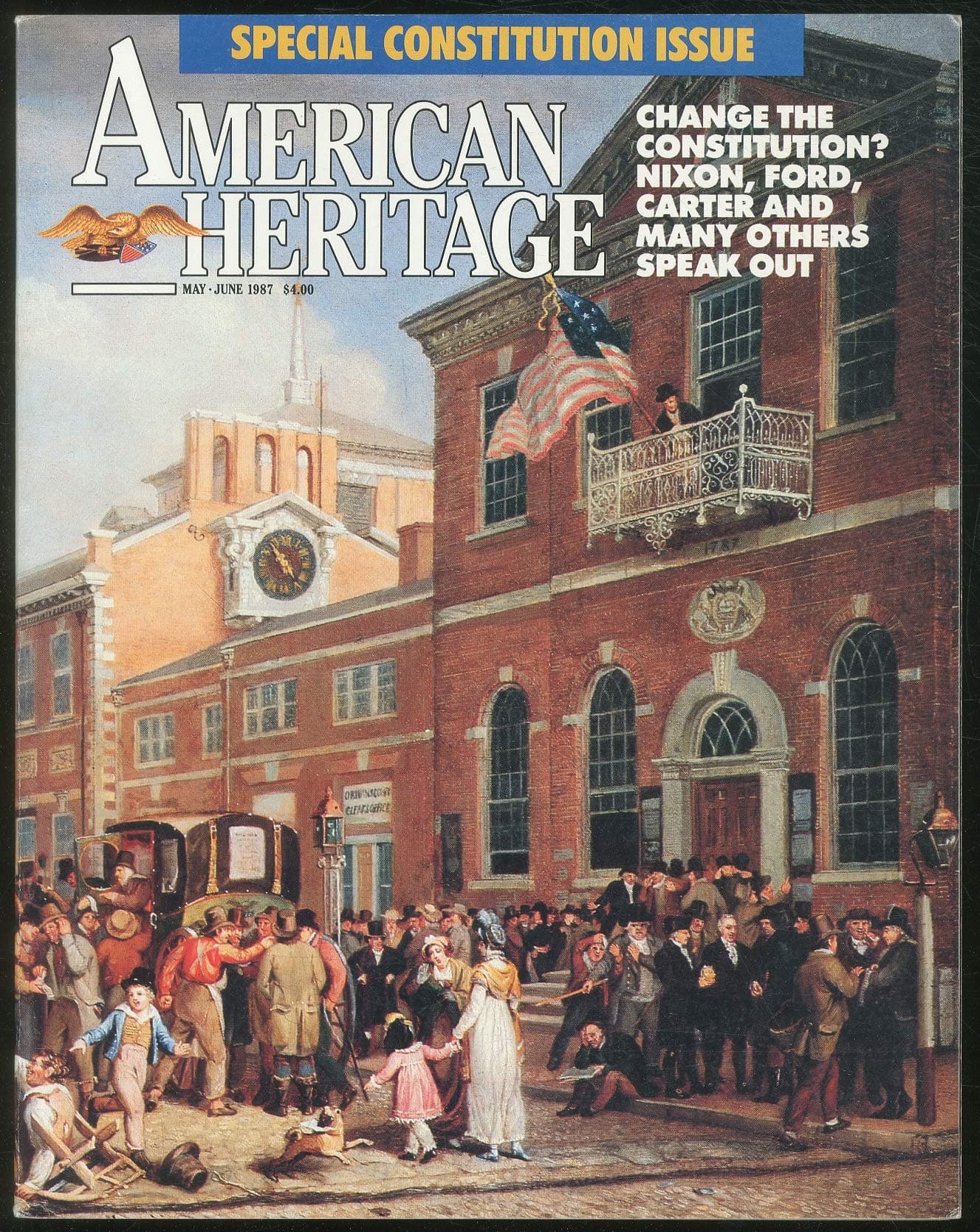 American Heritage May/ June 1987 volume: 38 / Number 4 [Unknown Binding] Society of American Historians by null