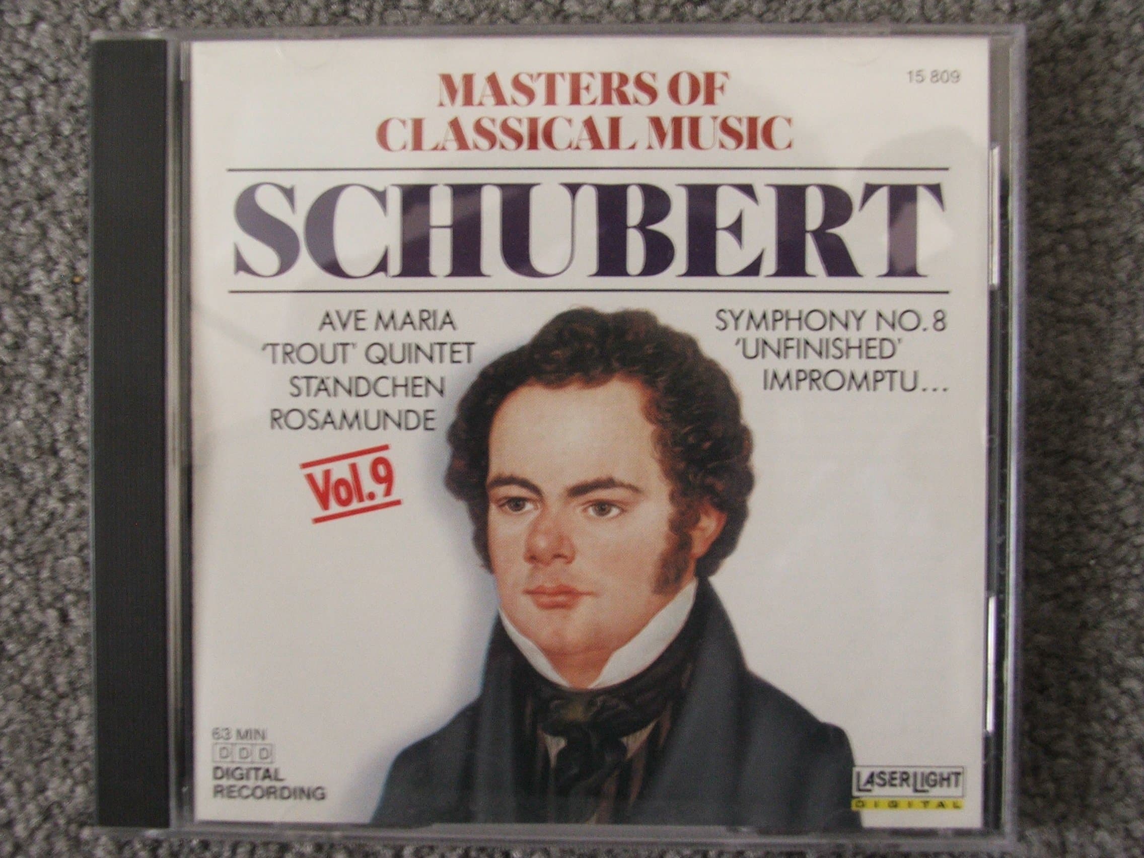 Masters Of Classical Music: Schubert [Audio CD] Budapest Strings; Schubert, Franz; Adam Fischer; Janos Kovacs; Budapest Philharmonic Orchestra; Hungarian State Opera Orchestra; Colorado String Quartet; Danielle Dechenne and Jeno Jando by null