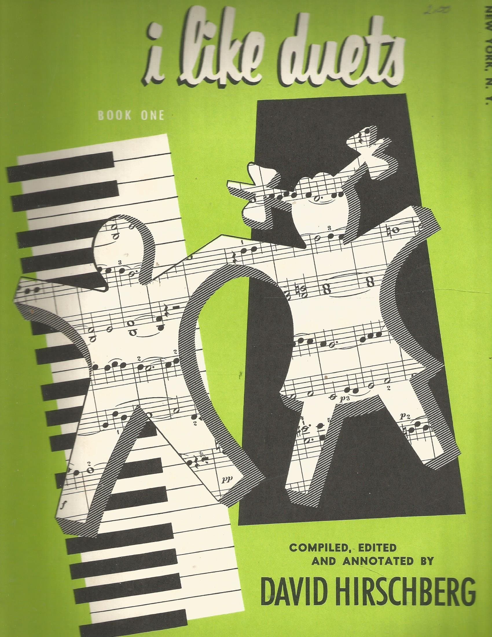 DAVID HIRSCHBERG- I LIKE DUETS- PIANO DUETS- BOOK ONE [Paperback] HIRSCHBERG by null