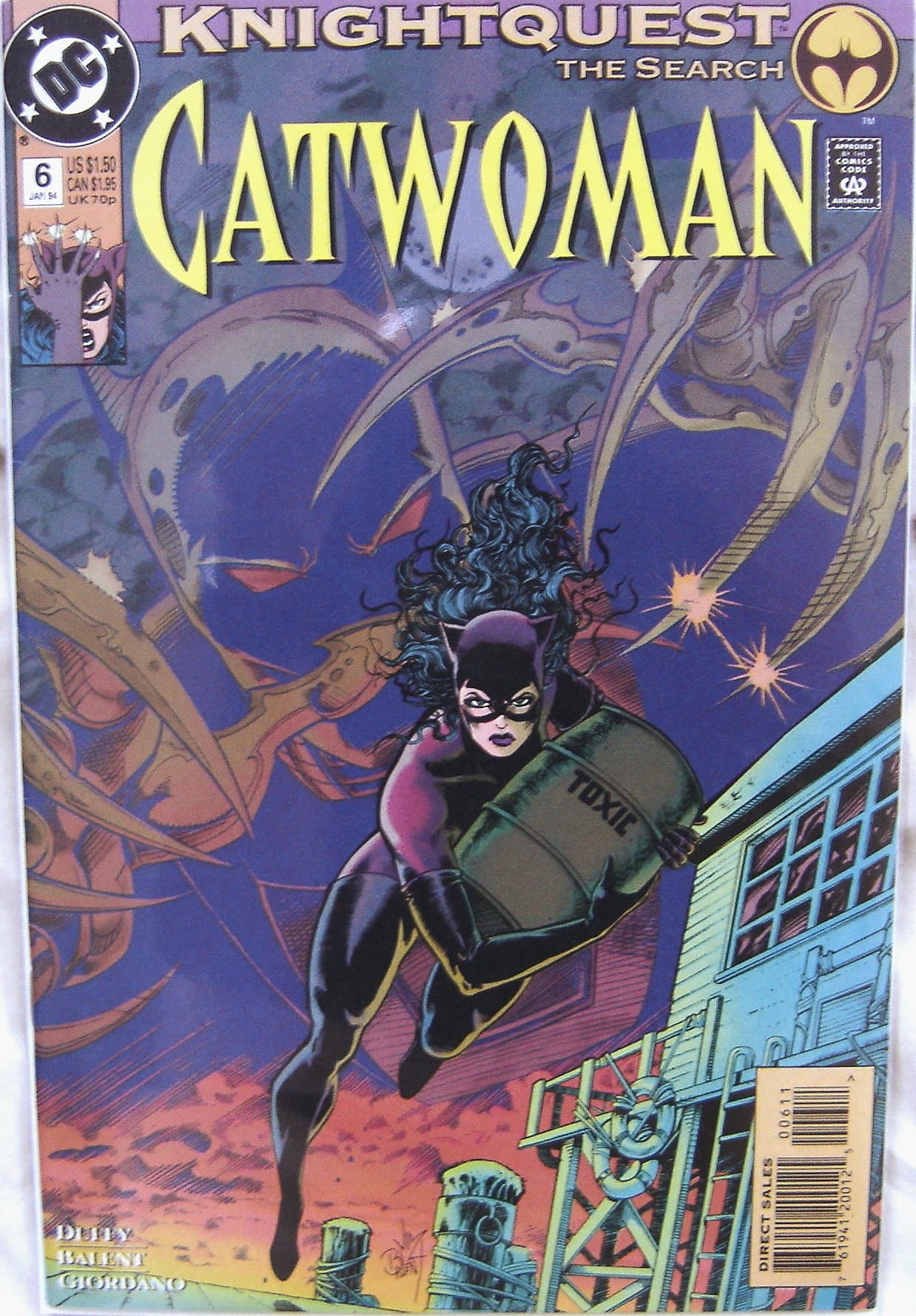 Catwoman , #6 (Knightquest: The Search) [Comic] Jo Duffy and Jim Balent by null