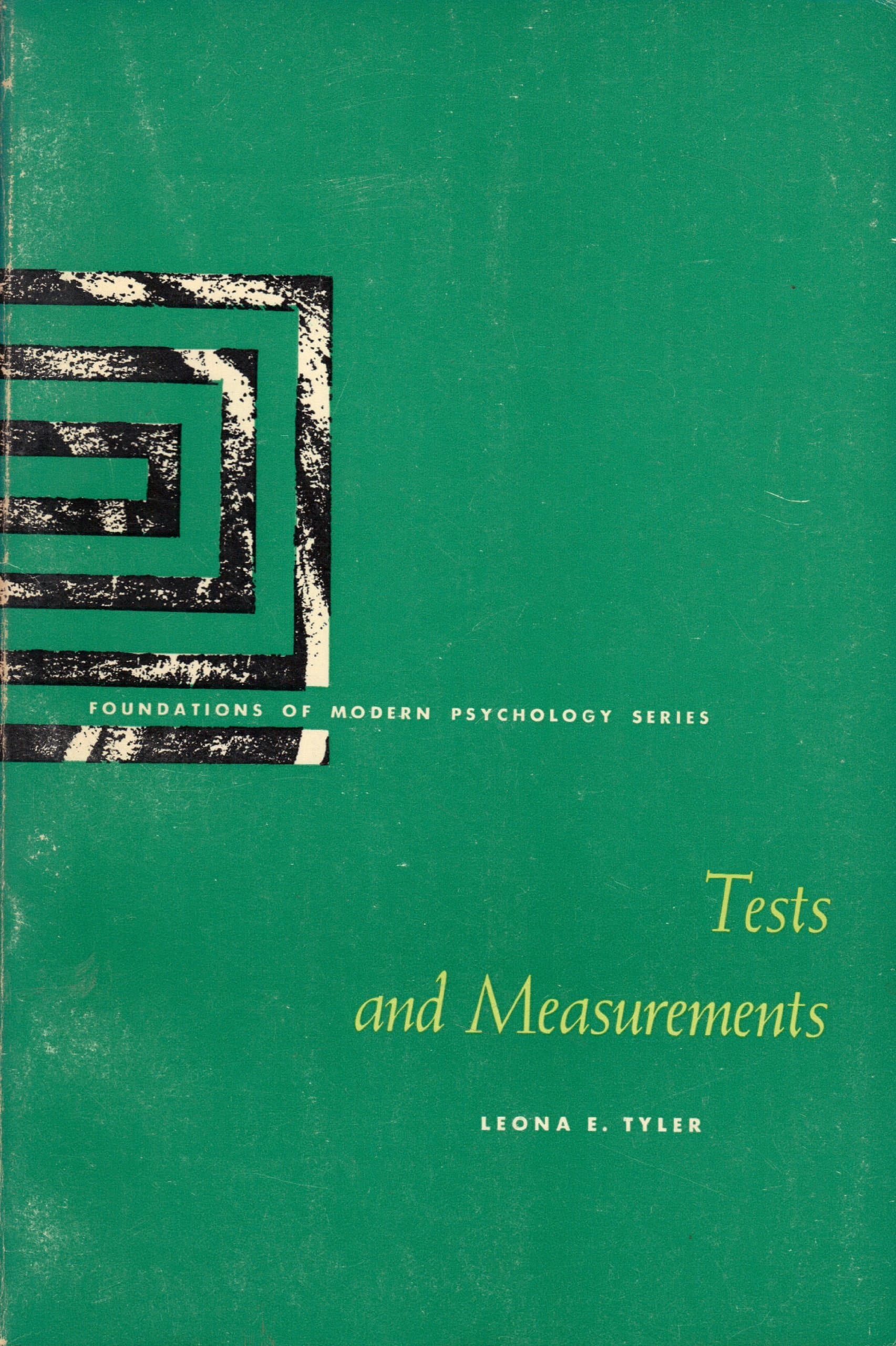 Tests and Measurements [Paperback] Tyler, Leona E. by null