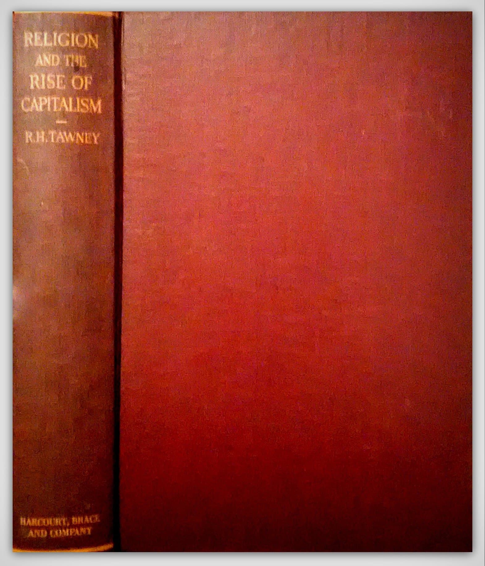 Religion and The Rise of Capitalism [Hardcover] Tawney, R.H.
