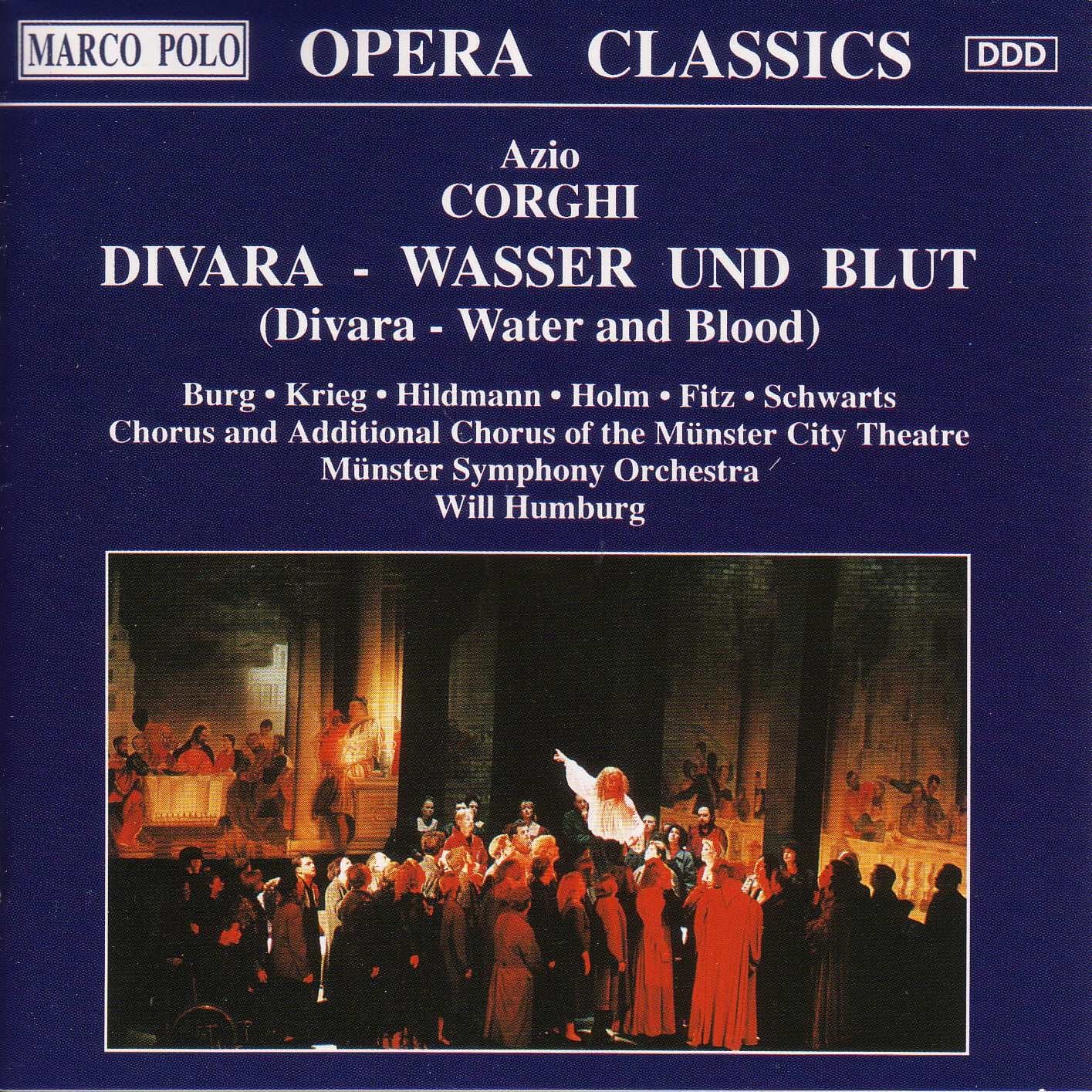 Divara-Wasser & Blut [Audio CD] CORGHI,A.
