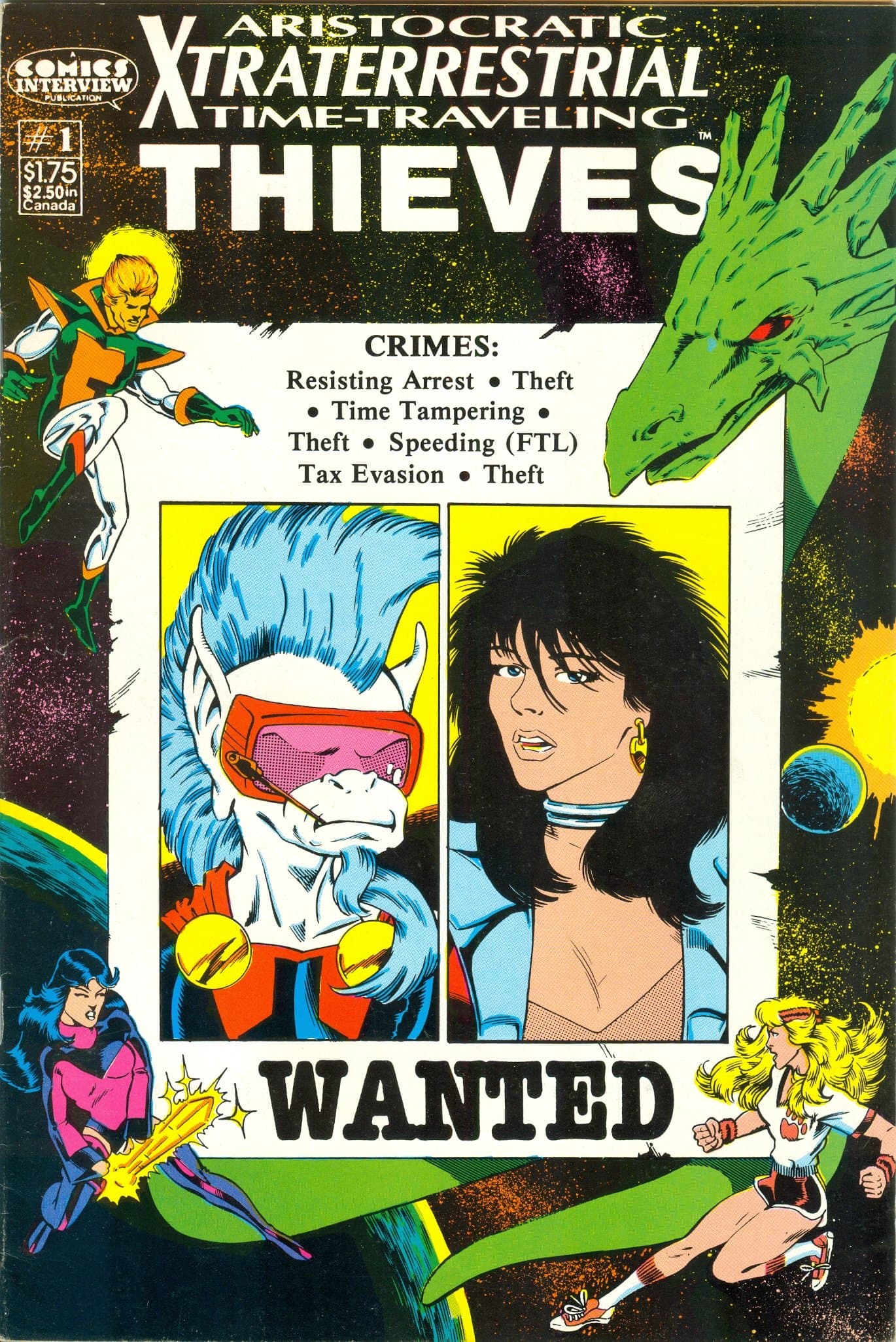 Aristocratic Xtraterrestrial Time-traveling Thieves (#1) [Unknown Binding] unknown author by null