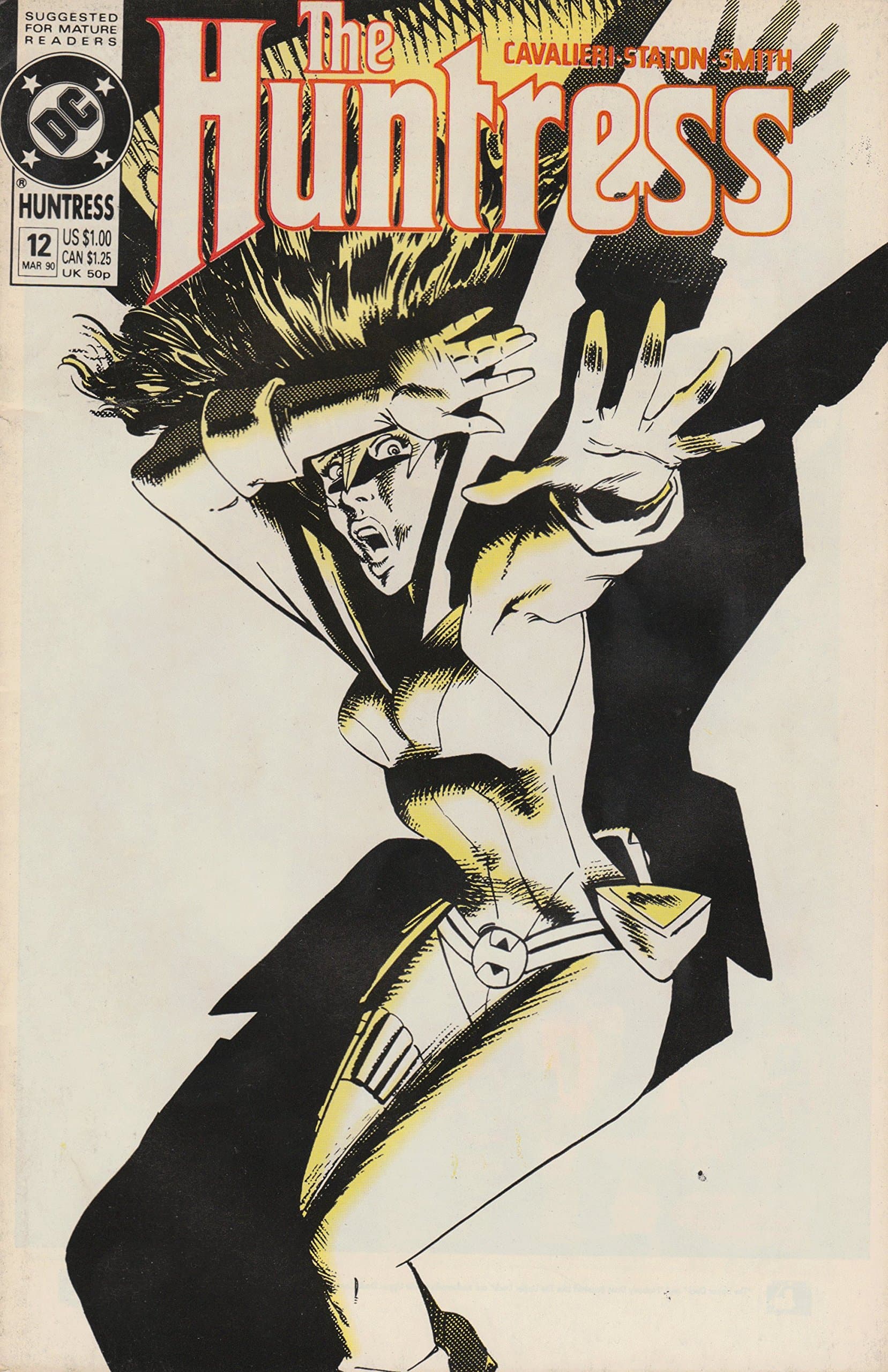 The Huntress Comic # 12 - DC Comics - March 1990 [Comic] unknown author by null