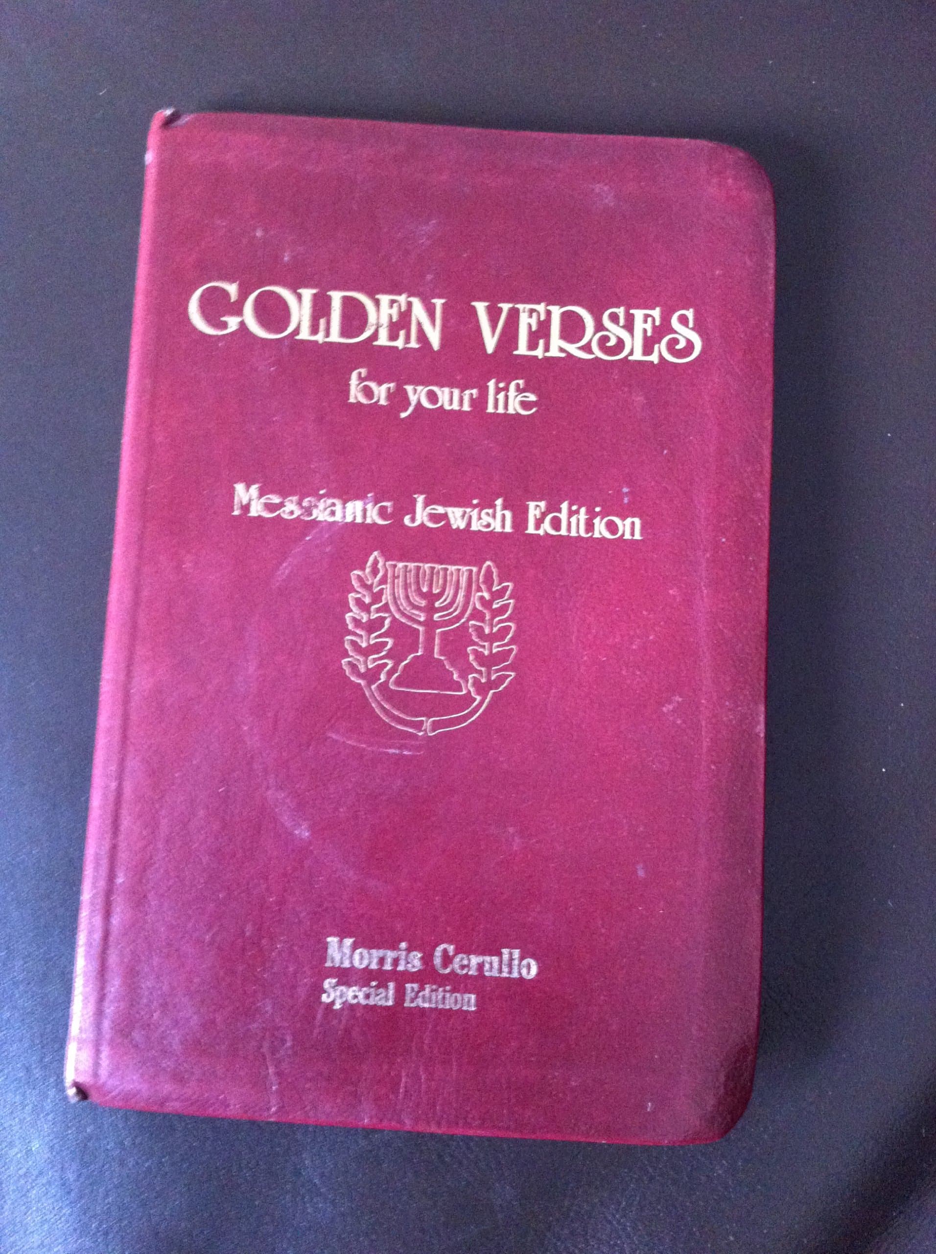 GOLDEN VERSES FOR YOUR LIVE [Leather Bound] morris cerullo by null