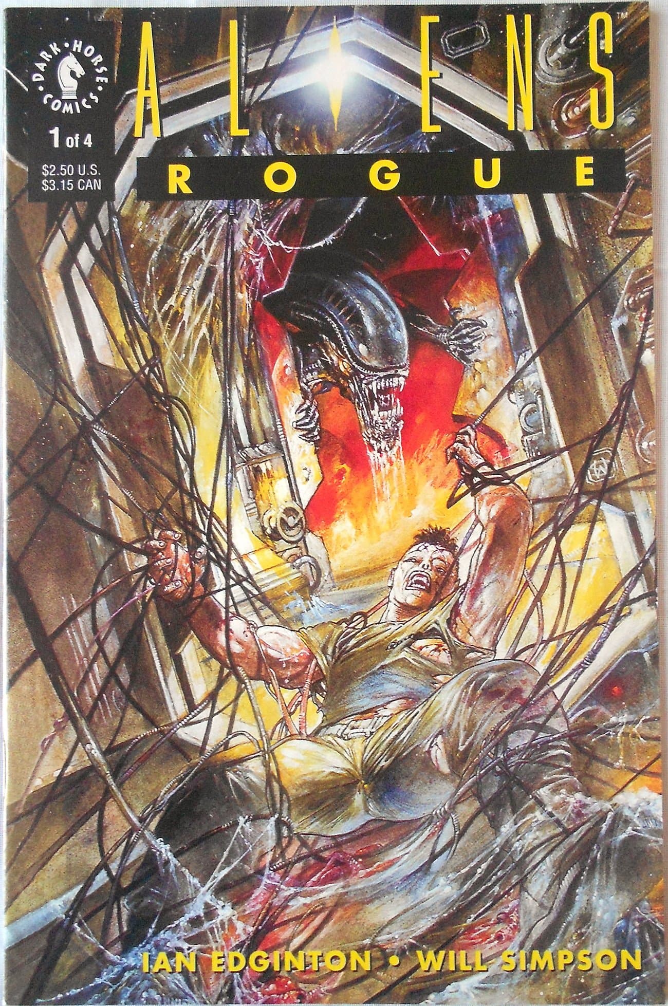 Aliens Rogue, 1 of 4, April 1993 [Comic] Ian Edginton by null