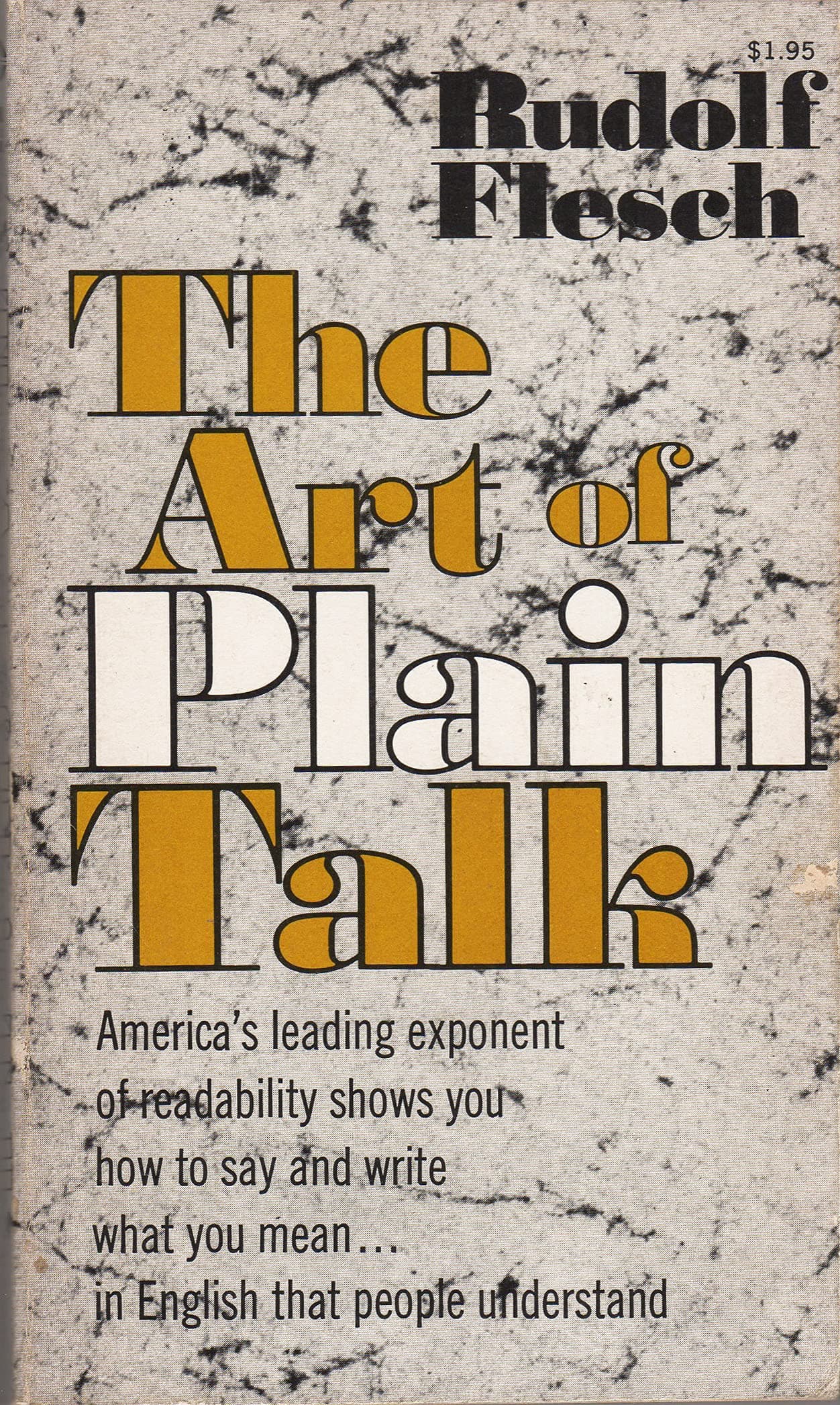 The Art of Plain Talk [Mass Market Paperback] Flesch, Rudolph by null