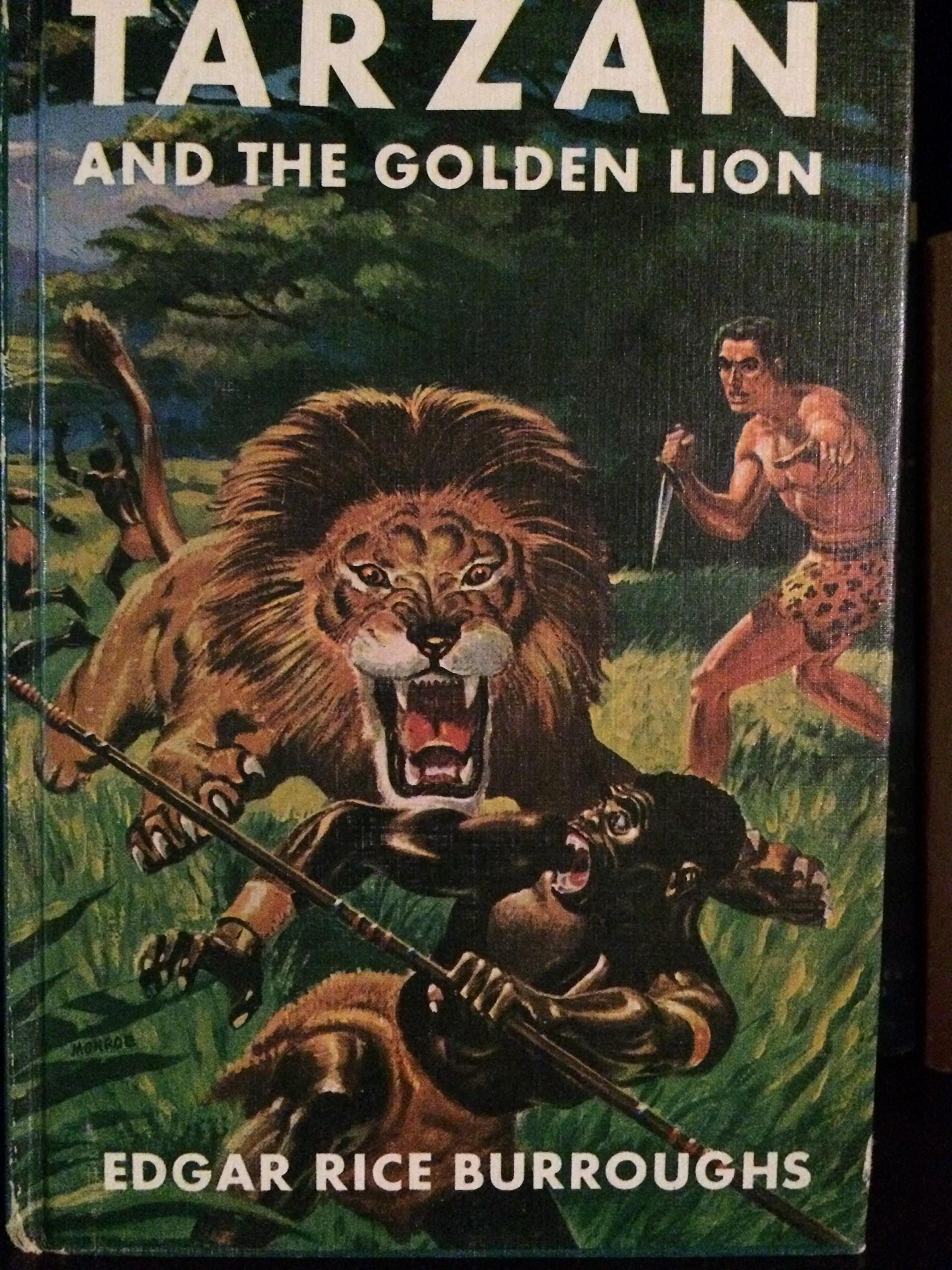 Tarzan and the Golden Lion [Hardcover] Burroughs, Edgar Rice by null