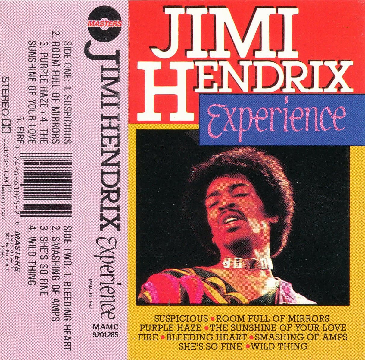 Experience [Audio Cassette] Jimi Hendrix