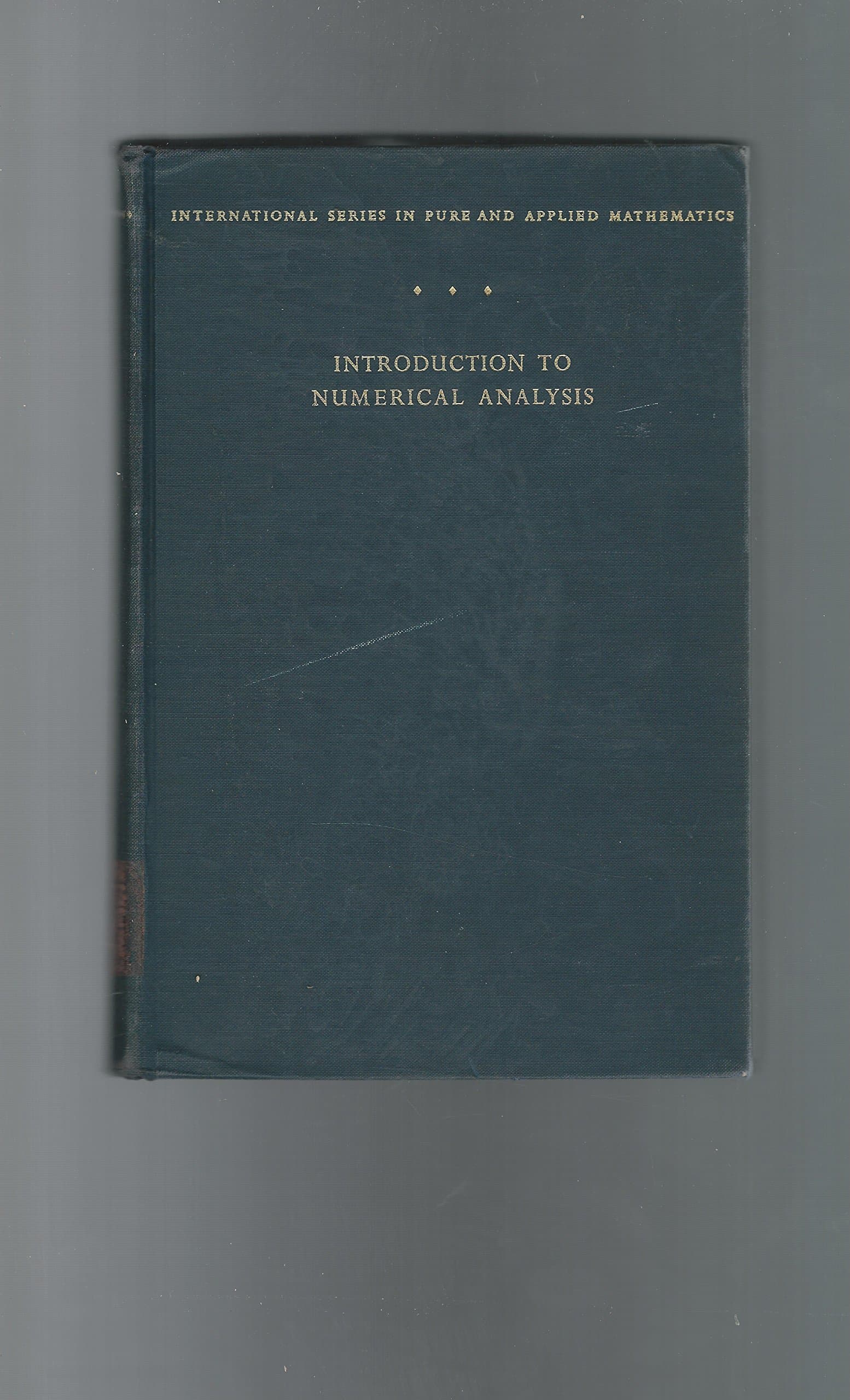 Introduction To Numerical Analysis [Hardcover] hildebrand, francis by null