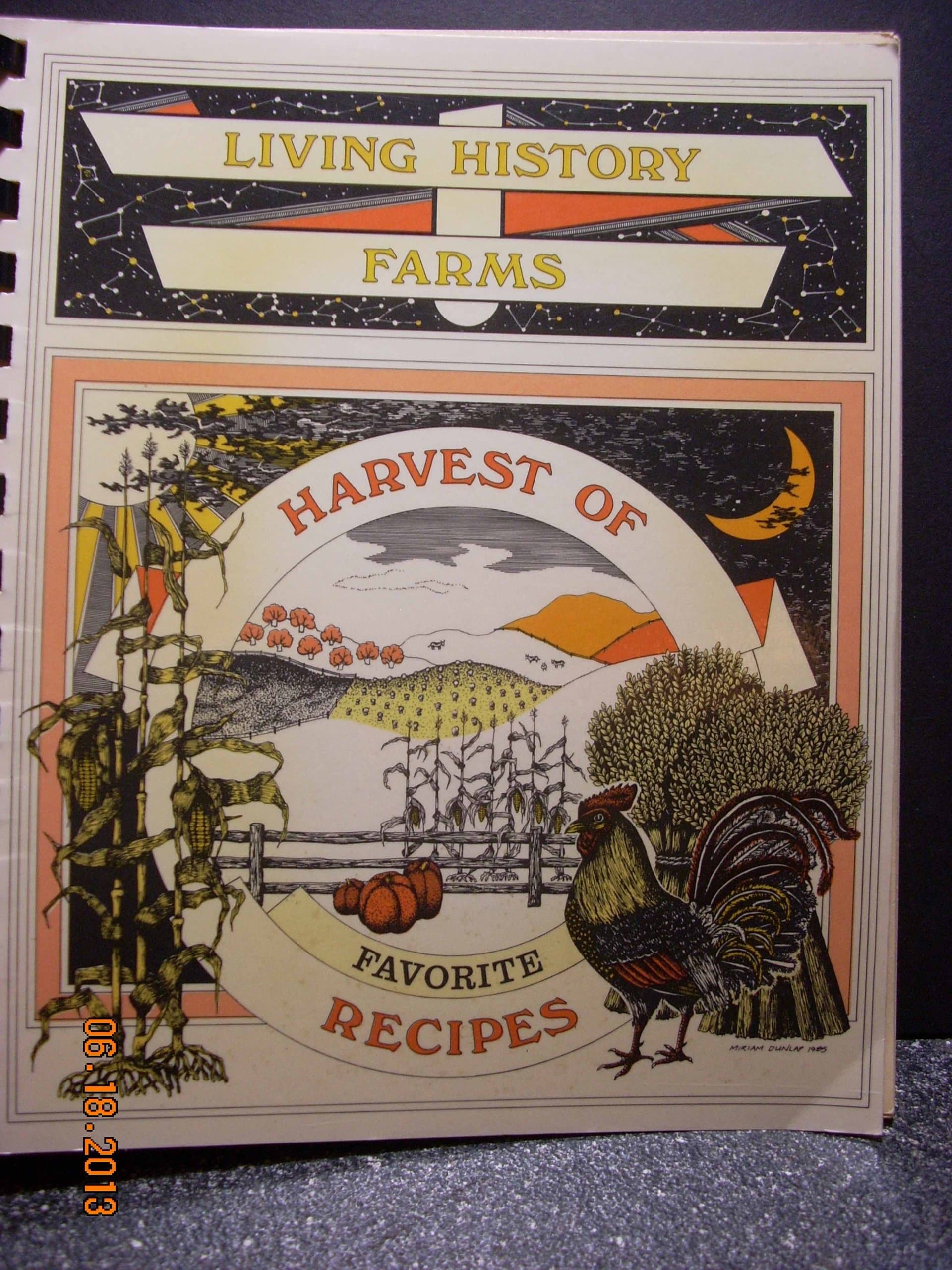 Living History Farms Harvest of Favorite Recipes [Plastic Comb] Living History Farms Guild by null