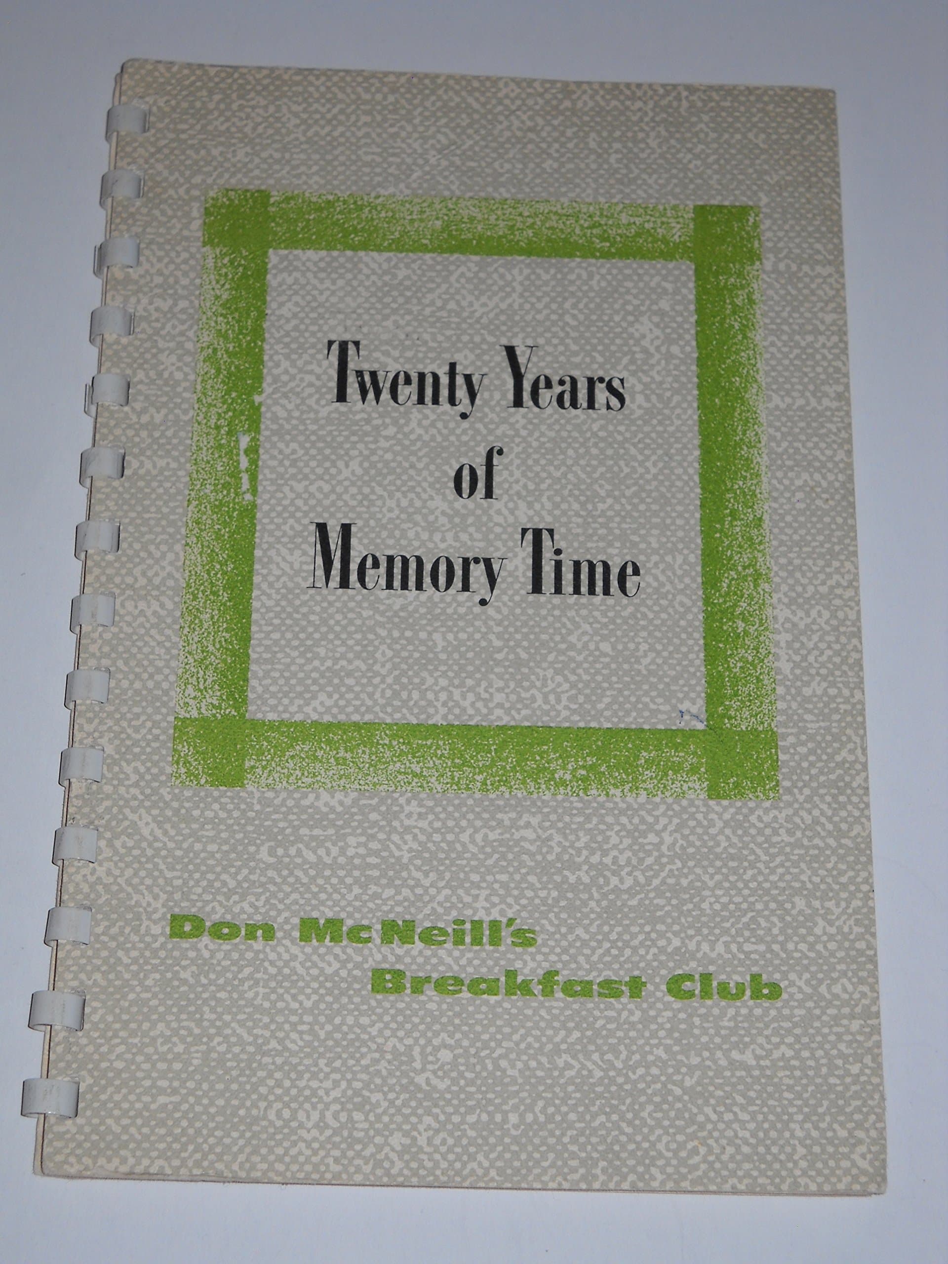 TWENTY YEARS OF MEMORY TIME: Don McNeill's Breakfast Club [Plastic Comb] by null