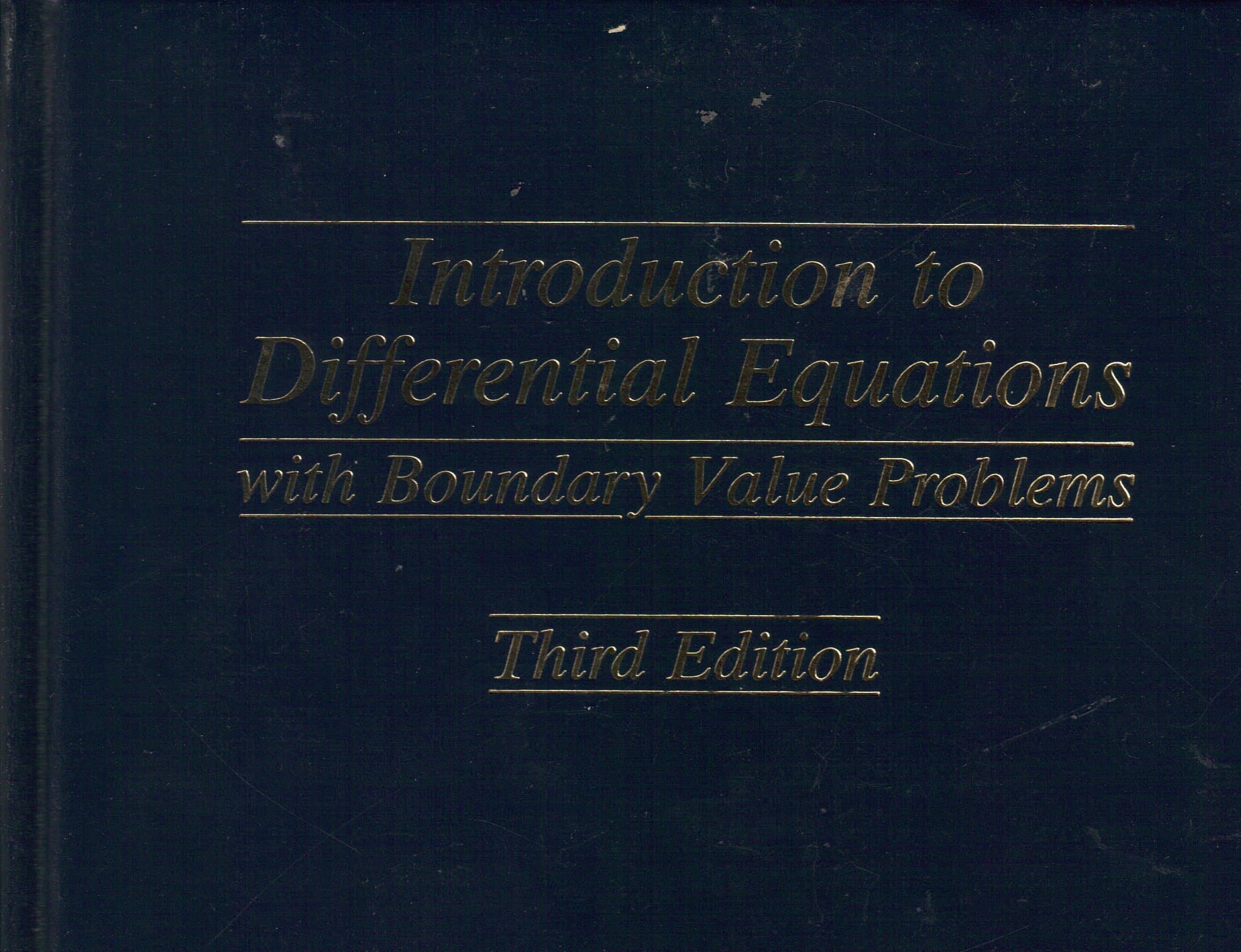 Introduction to Differential Equations With Boundary Value Problems Derrick, William R. by null