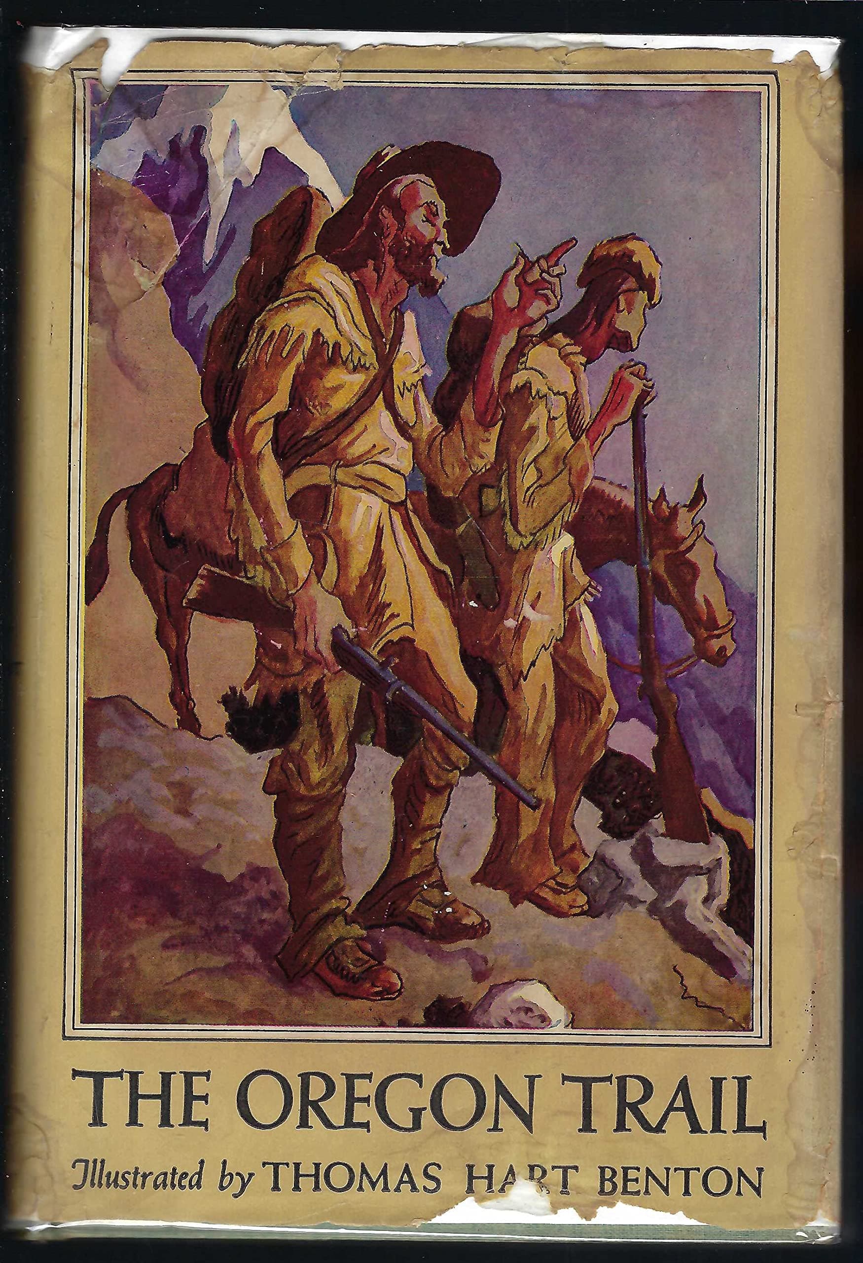 The Oregon Trail. Doubleday. 1946. Illustrations 1945 By Thomas Hart Benton [Hardcover] PARKMAN by null