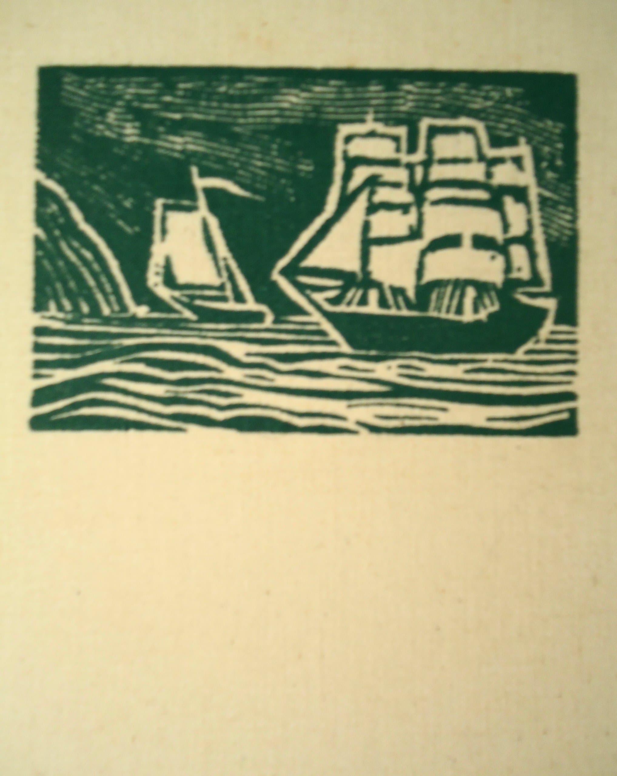 THE PILOT. Introduction by John T. Winterich and illustrations with woodcuts by Robert M. Quackenbush. [Hardcover] Cooper, James Fenimore. by null
