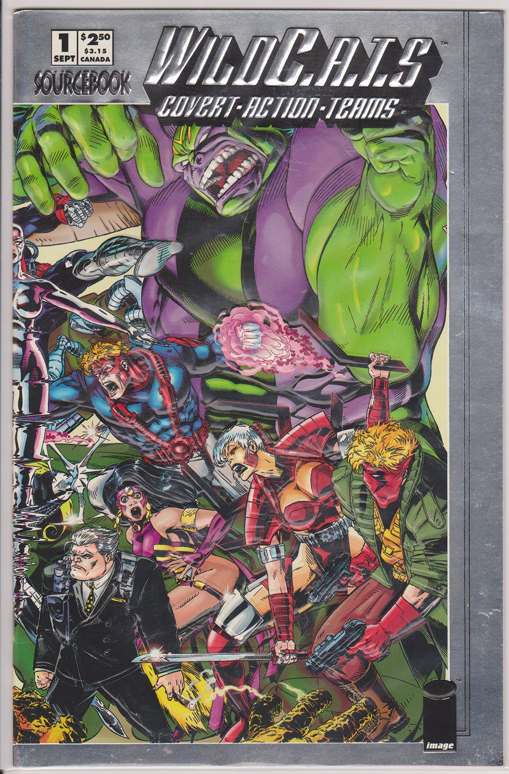 WildCats #1 Sourcebook [Comic] Choi, Jim Lee & Joe Chiodo by null