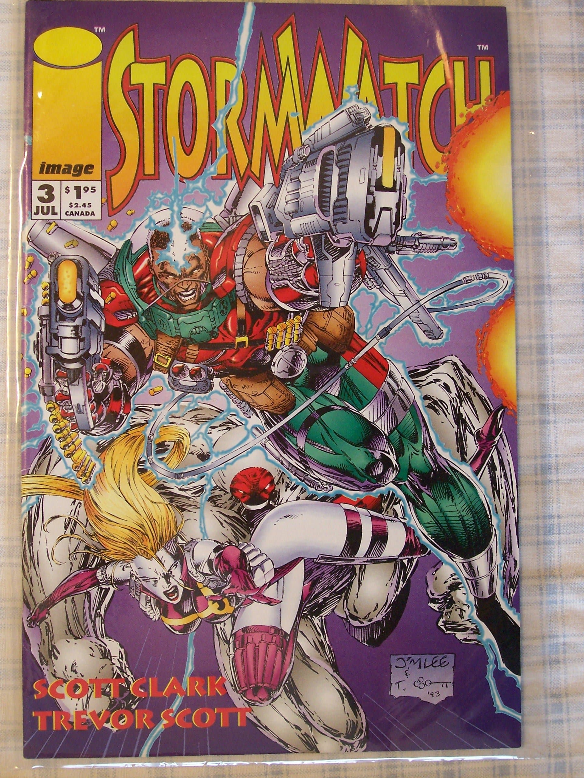 Stormwatch #3 July 1993 [Comic] Brandon Choi by null