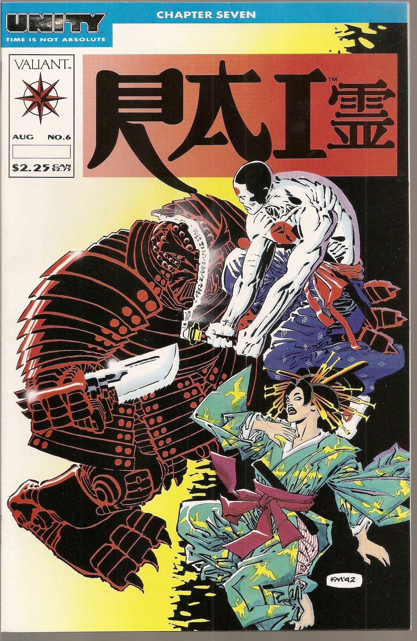 Rai #6 Unity: Chapter 7 August 1992 [Comic] David Michelinie and Joe St. Pierre by null