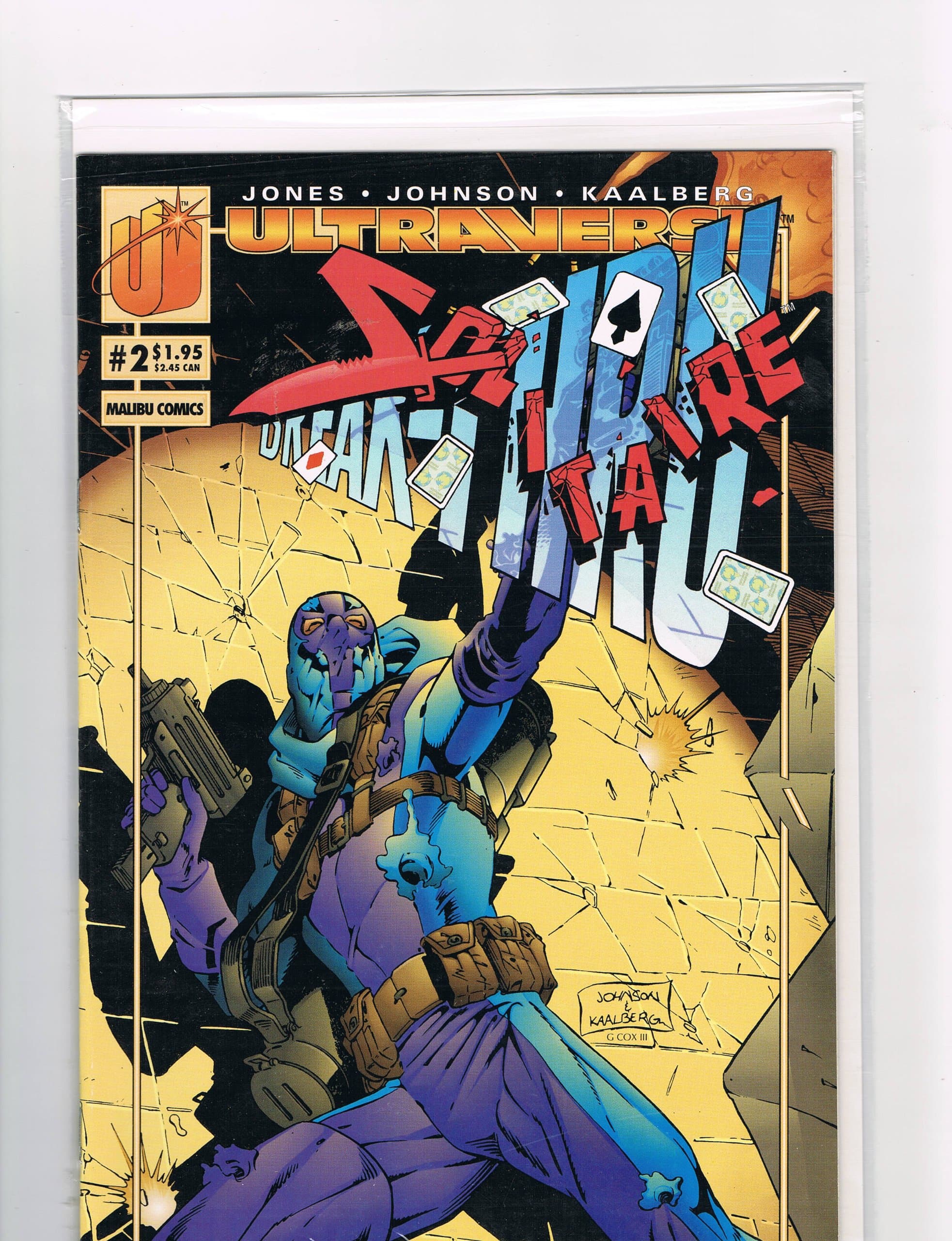 Solitaire Vol.1#2 Ultraverse Break-Thru 1993 [Paperback] Gerard Jones and Jeff Johnson & Barbara Kaalberg by null