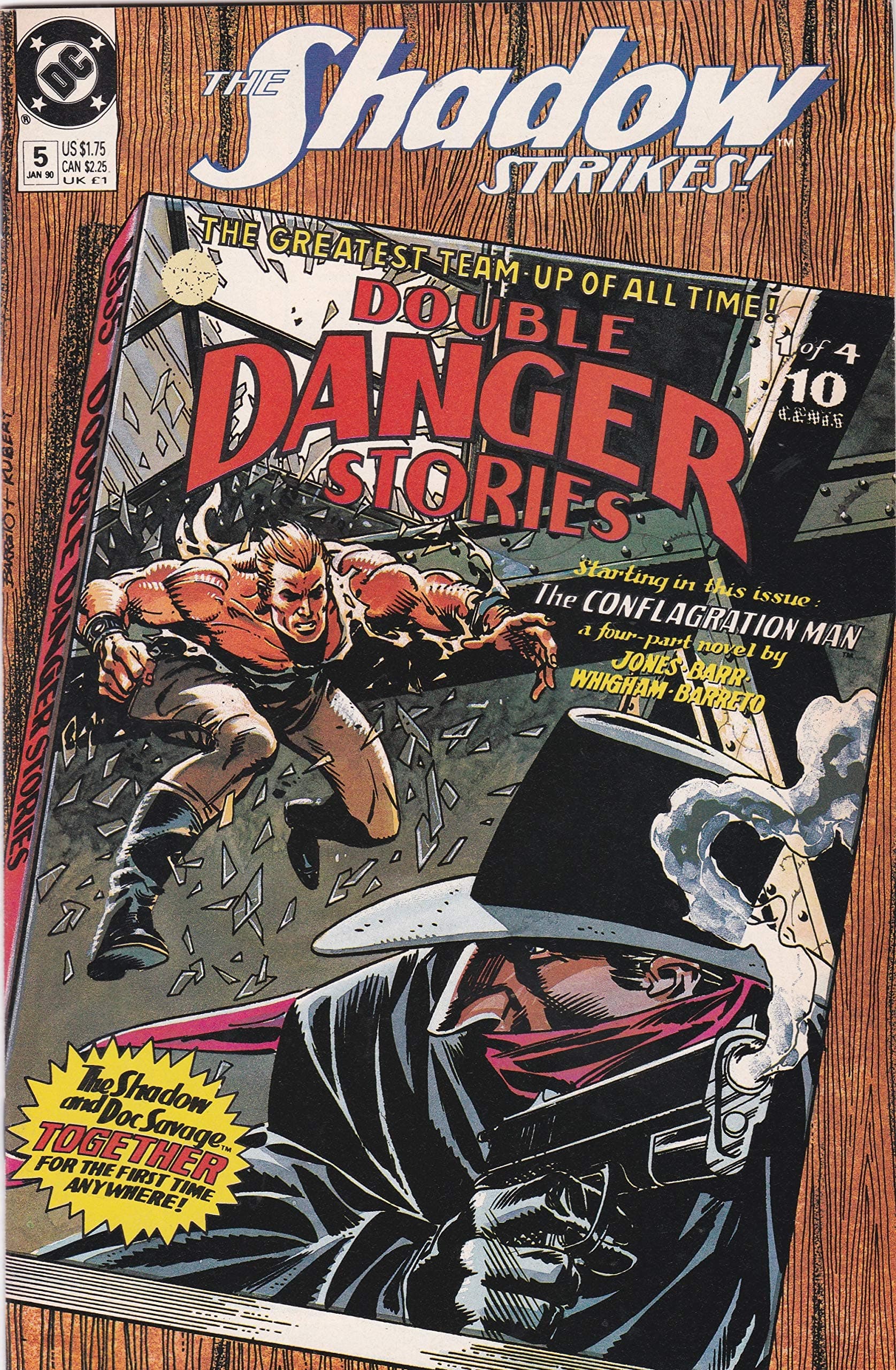 The Shadow Strikes 5 [Comic] Gerard Jones; Mike W. Barr; Rod Whigham and Eduardo Barreto by null