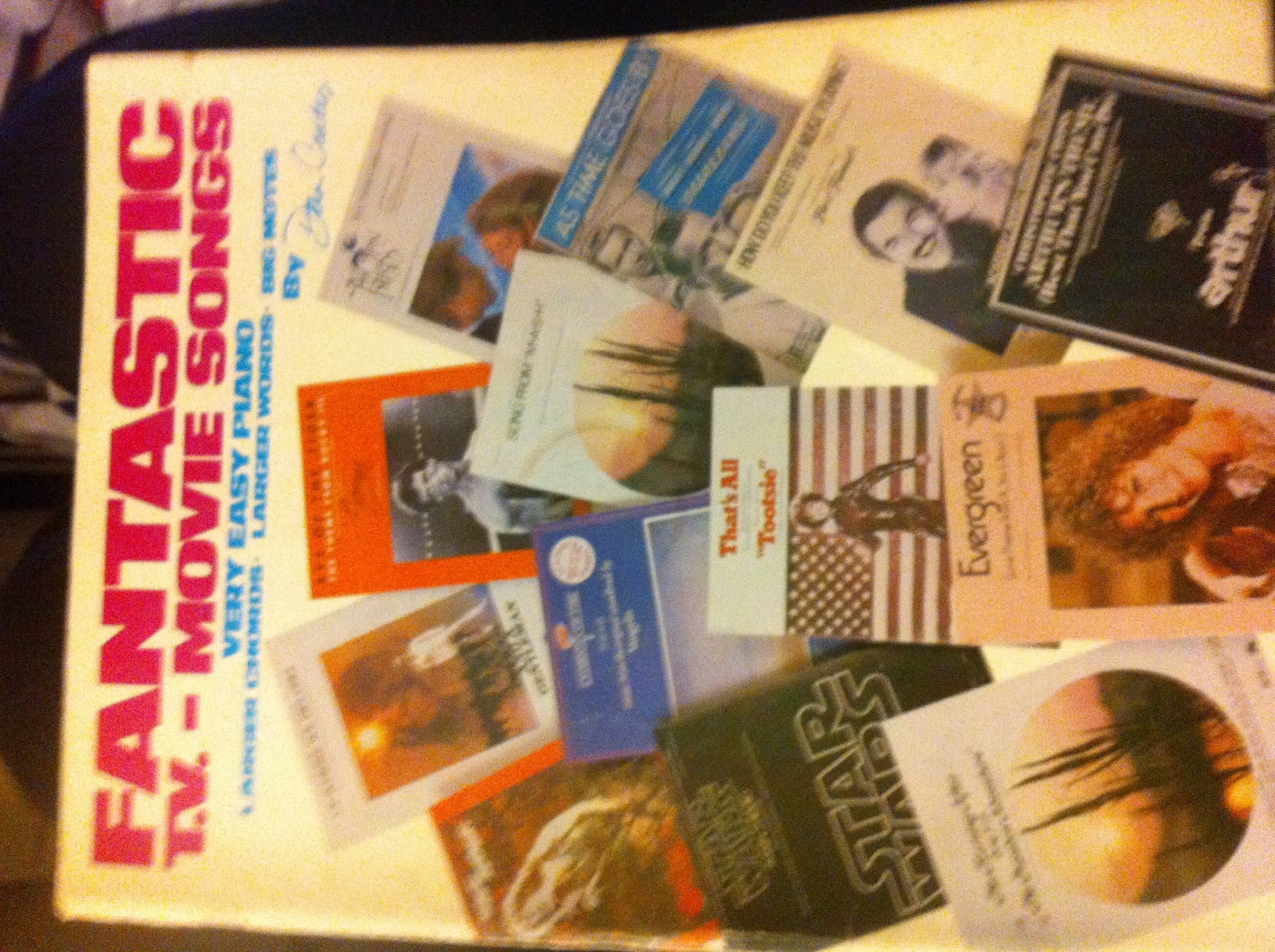 Fantastic T.V. - Movie Songs: Very Easy Piano, Larger Chords, Larger Words, Big Notes [Paperback] Dan Coates by null