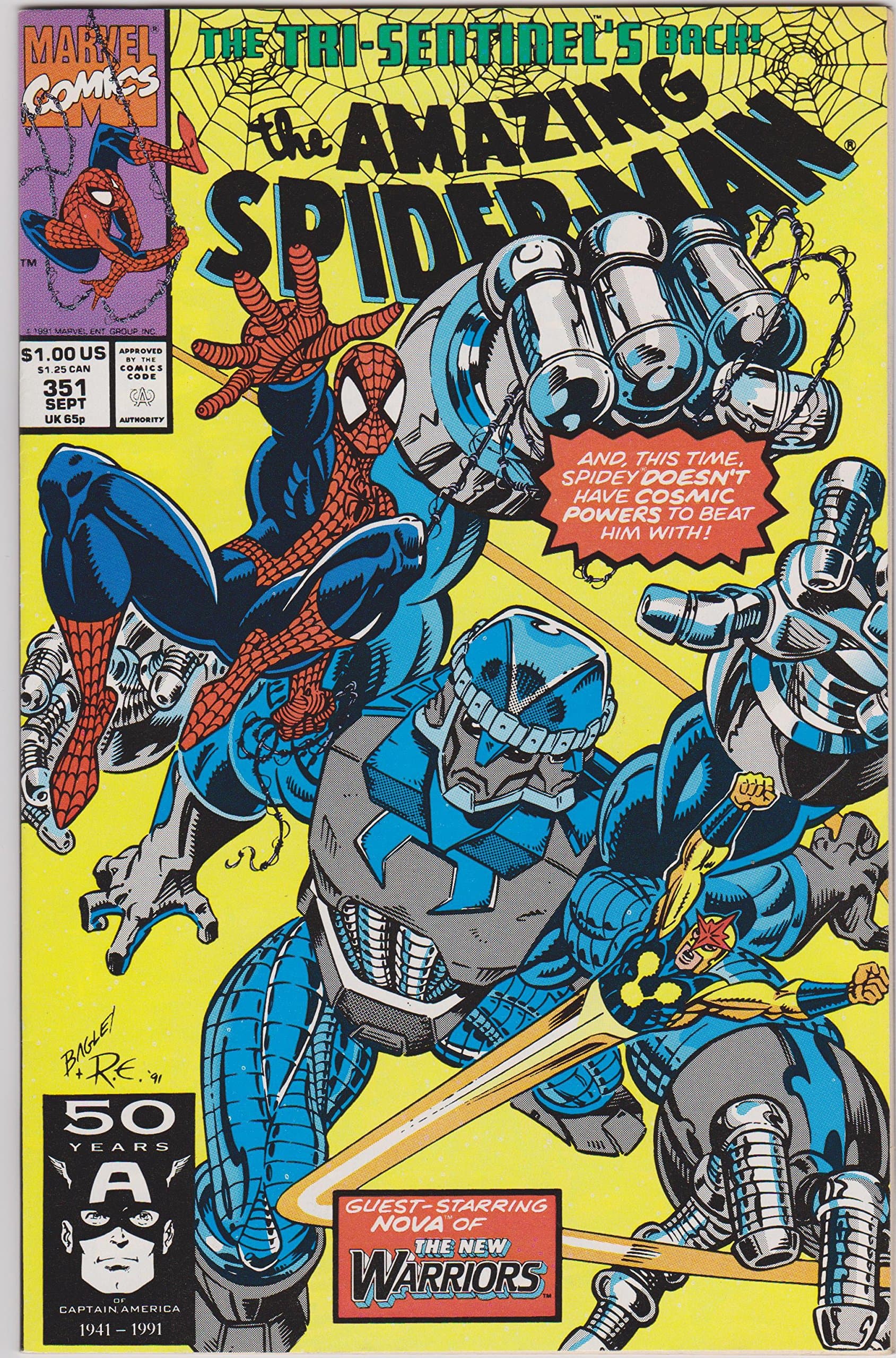 The Amazing Spider-Man #351 (Vol. 1) [Comic] David Michelinie and Erik Larsen by null