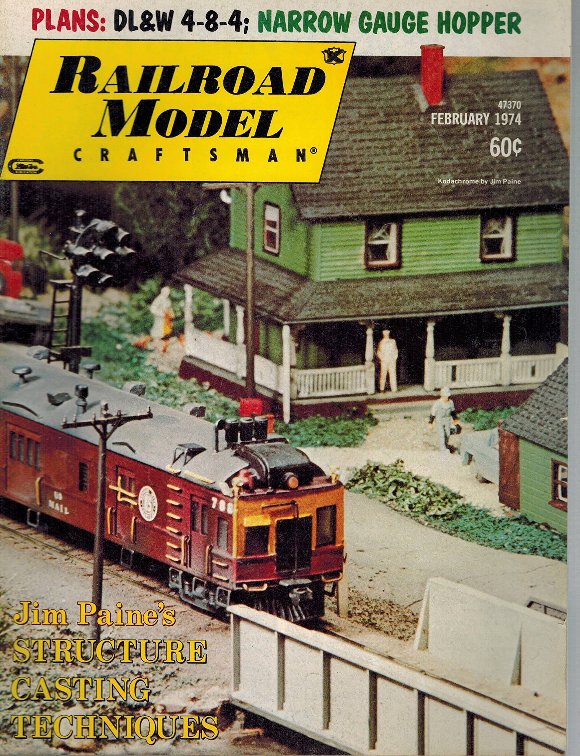 Railroad Model Craftsman Magazine, February 1974 (Vol. 42, No. 9) [Single Issue Magazine]